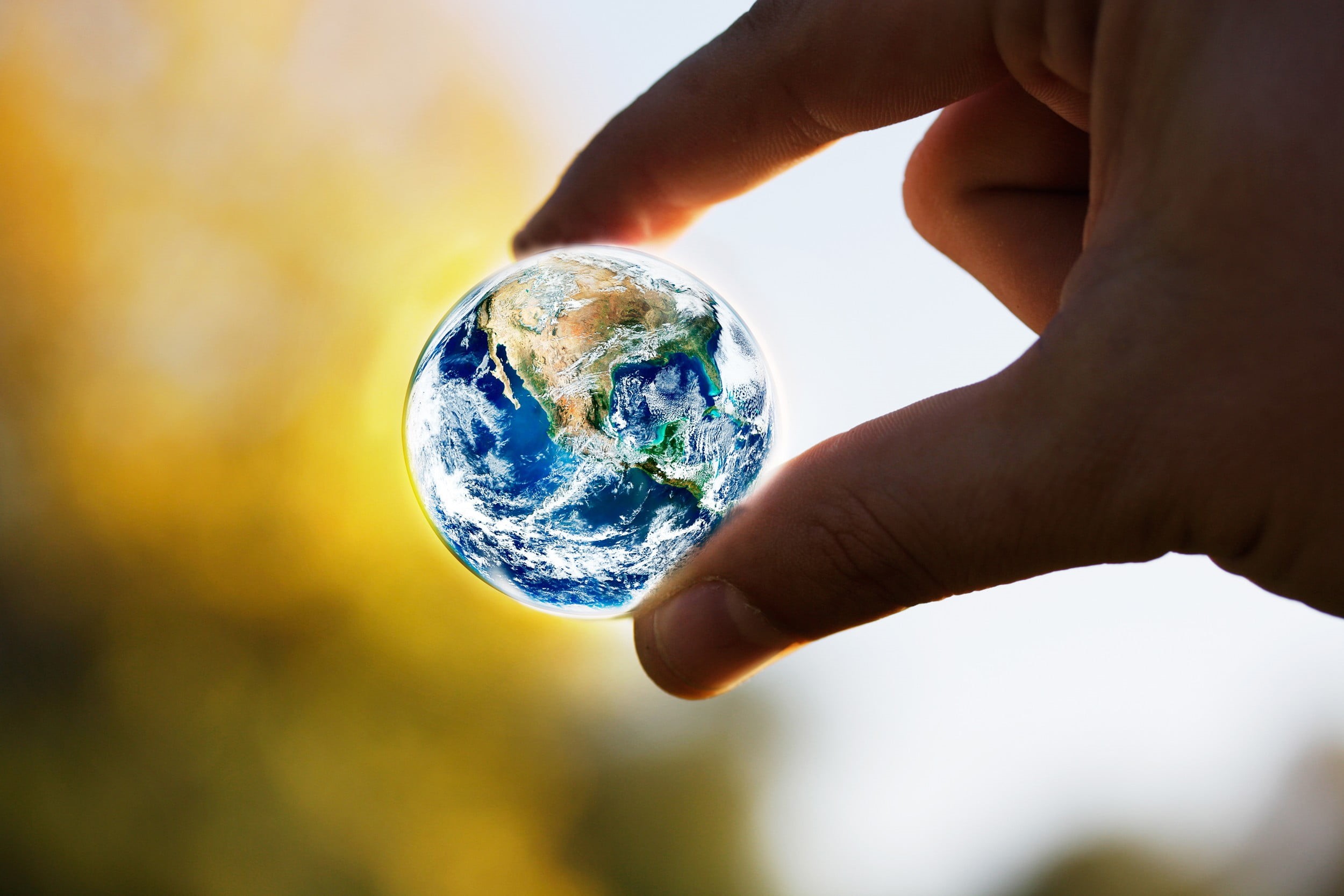 outdoors, care, miniatures, toy, 1080P, space, marble, finger, transparent, blue, fingers, globe - man made object, symbols, human finger, one person, HD Wallpaper