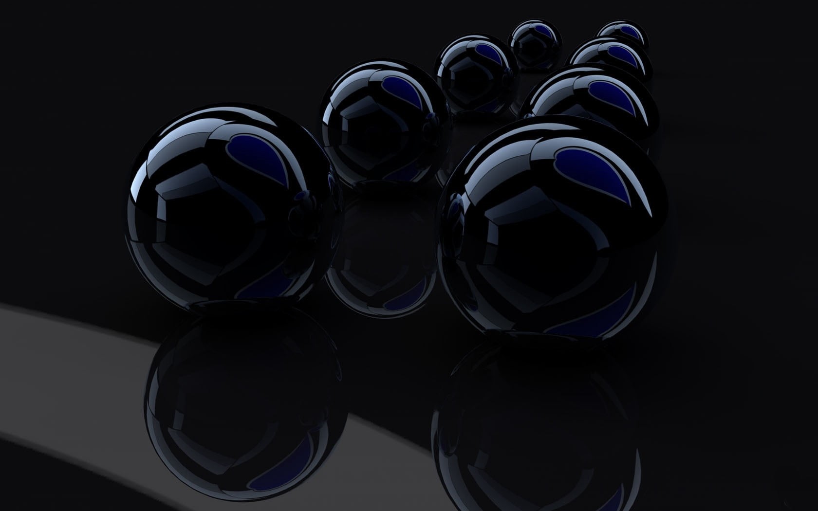 creativity, design, dark, still life, reflection, glass - material, studio shot, rendering, sphere, transparent, large group of objects, no People, shape, HD Wallpaper