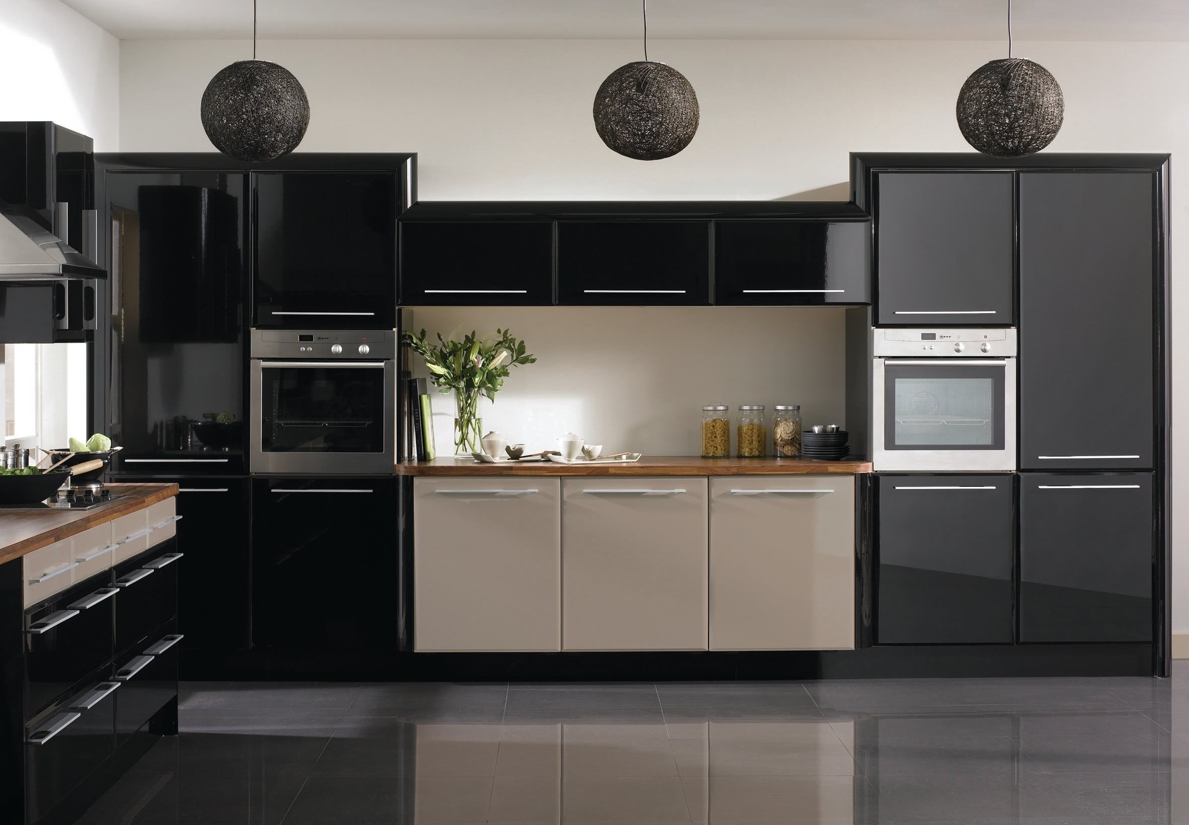 new, inside Of, house, wood - Material, exhaust fan, flooring, beige, tiled floor, refrigertor, kitchen Island, style, oven, residential Building, indoors, HD Wallpaper