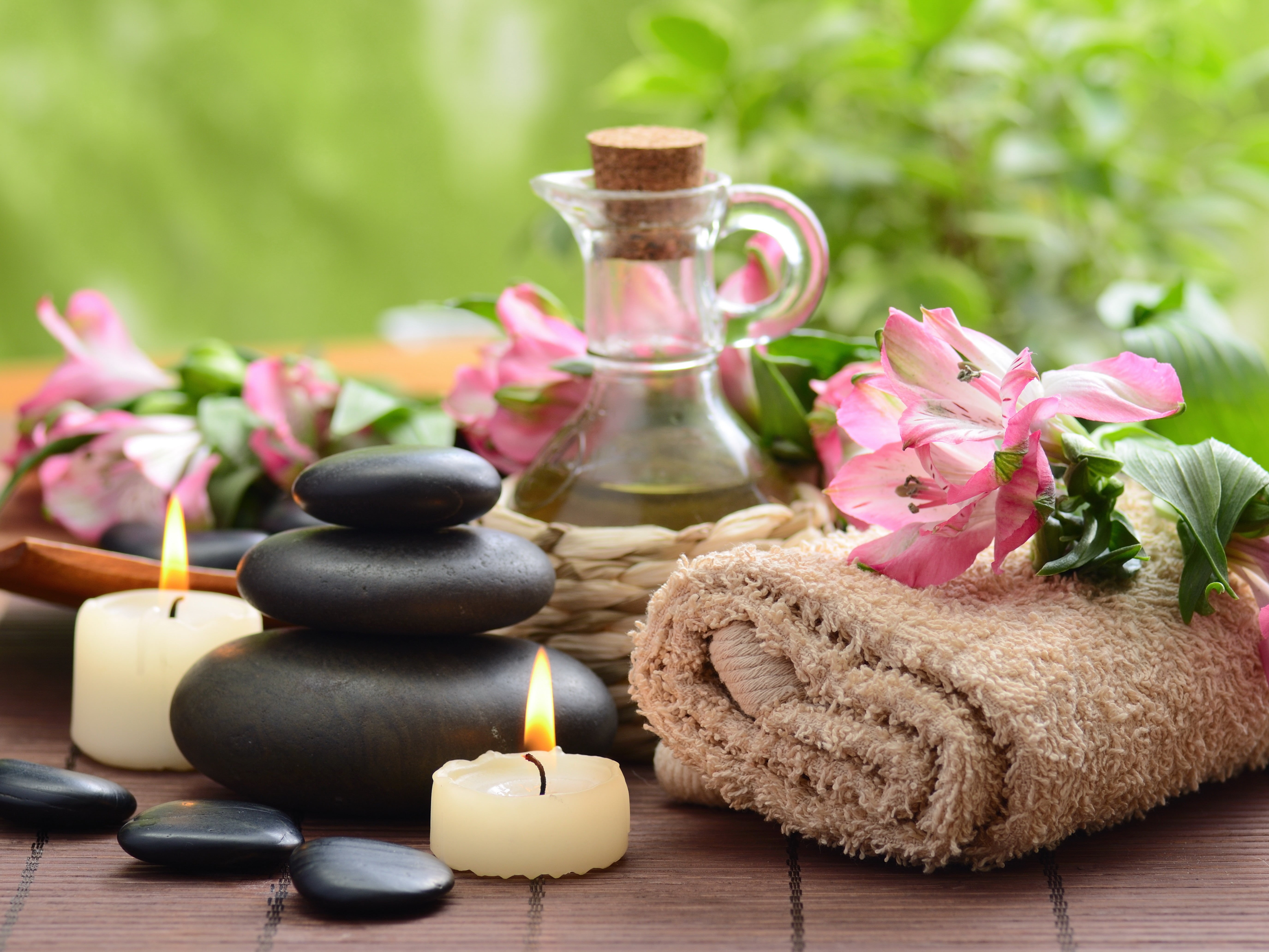 beauty, beauty in nature, massage Oil, lifestyles, spa Treatment, flowers, oil, Anthurium, Spa, leaf, healthcare And Medicine, freshness, hygiene, wellbeing, HD Wallpaper