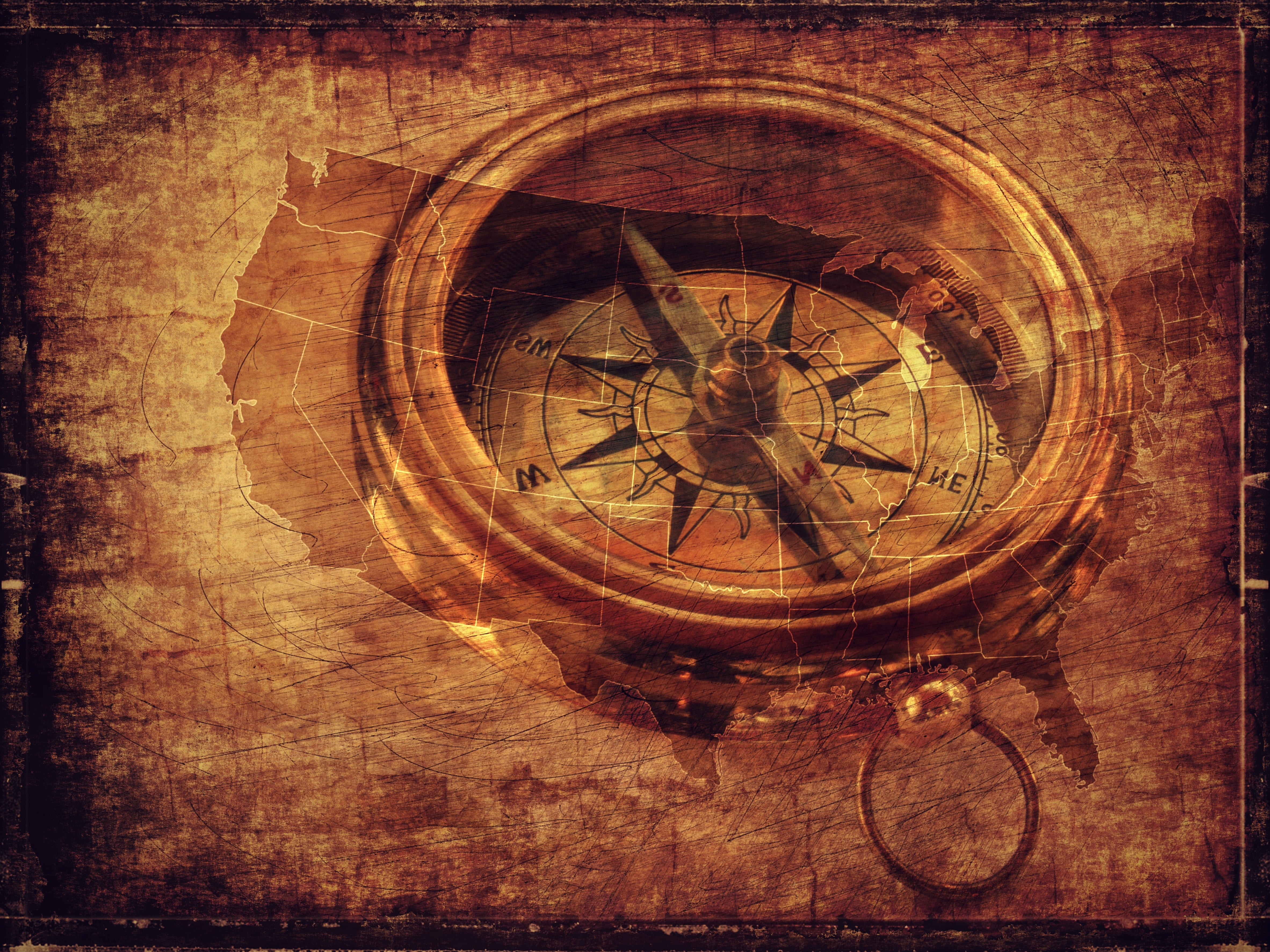seafaring, indoors, away, direction of the arrow, magnetic needle, brass, shape, paper, history, directional knife, wood - material, direction, auto post production filter, HD Wallpaper