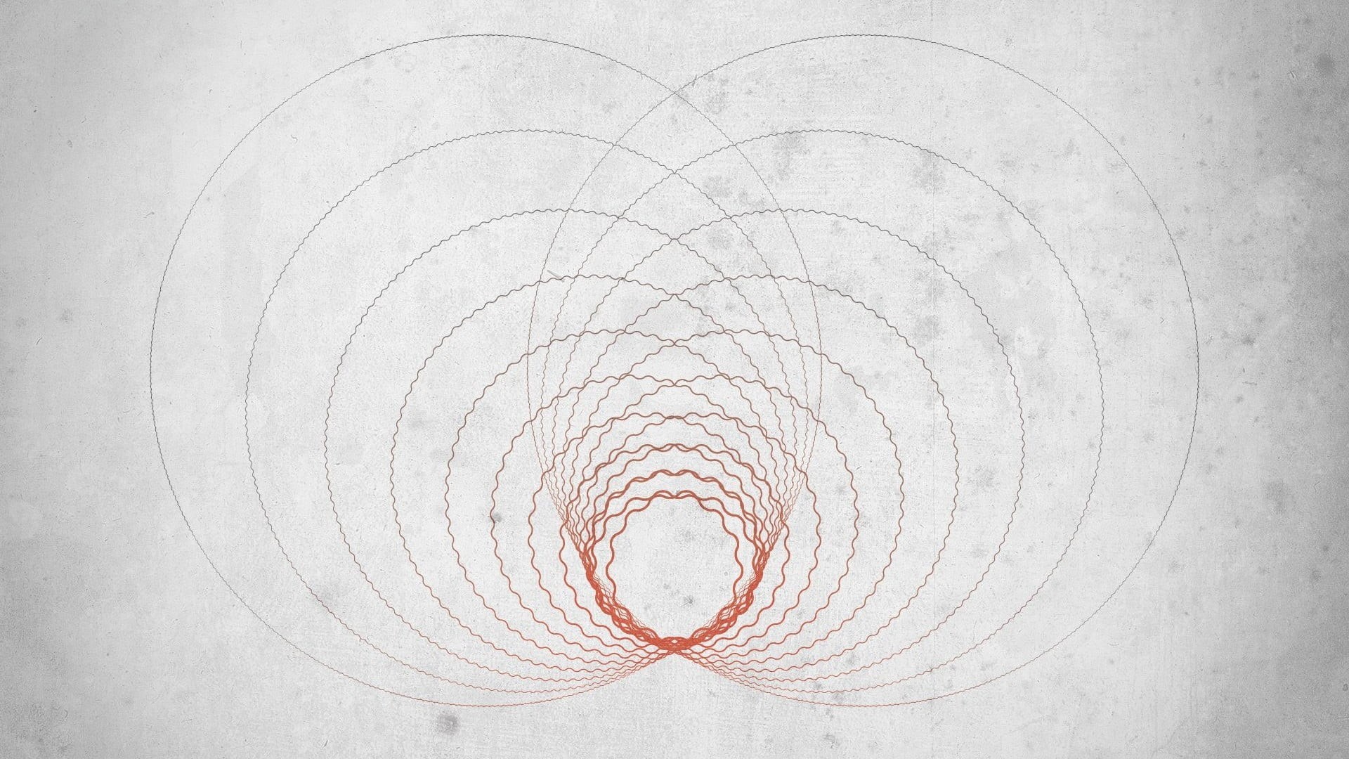 circle, close-up, spiral, geometric shape, 1080P, creativity, design, no people, nature, rope, art and craft, indoors, scribble, wall - building feature, HD Wallpaper