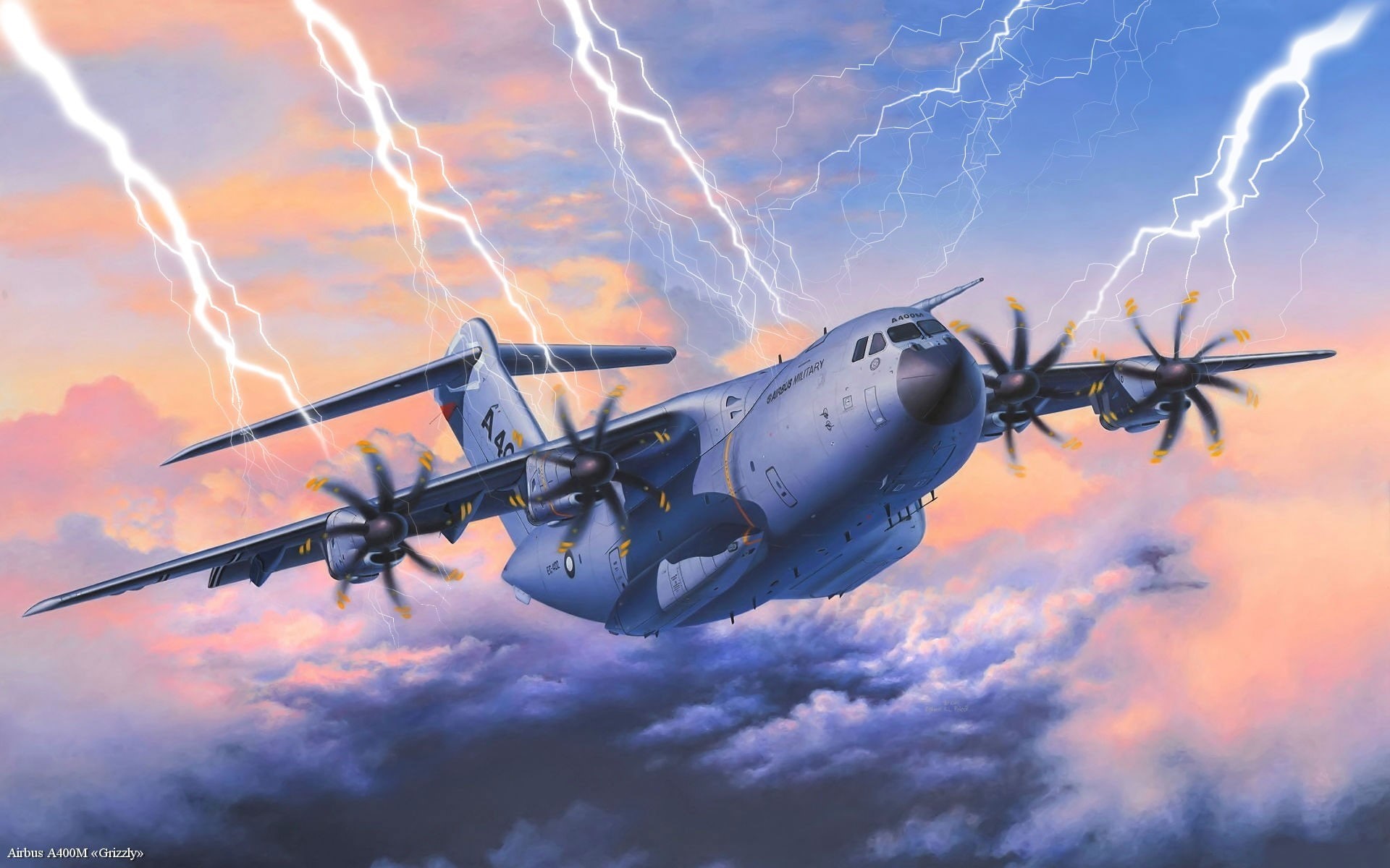 1080P, Airbus A400M Atlas, HD Wallpaper