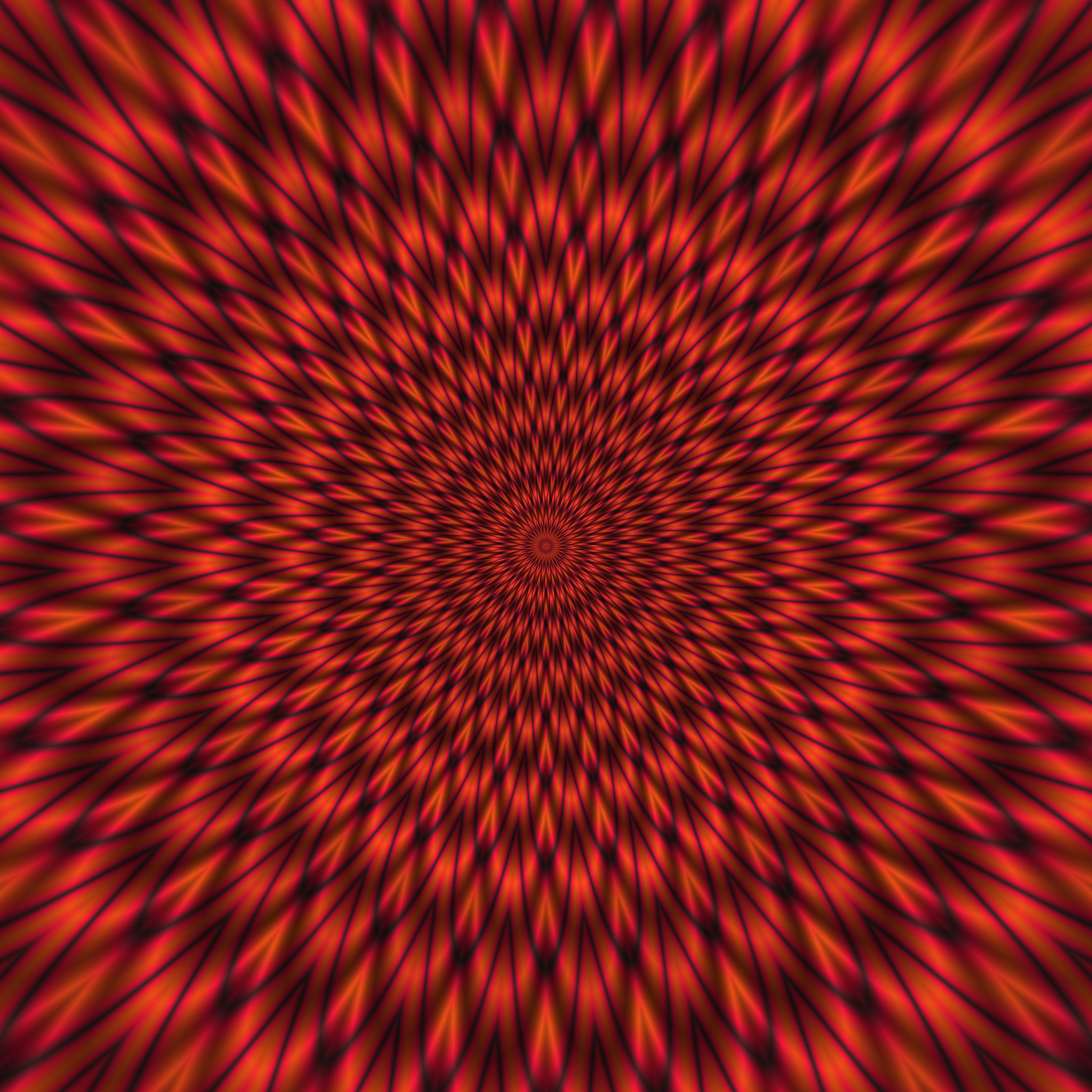 geometric shape, night, pattern, art and craft, black, textured, hypnotic, red, shape, design, circle, backgrounds, abstract, light - natural phenomenon, Phone HD Wallpaper