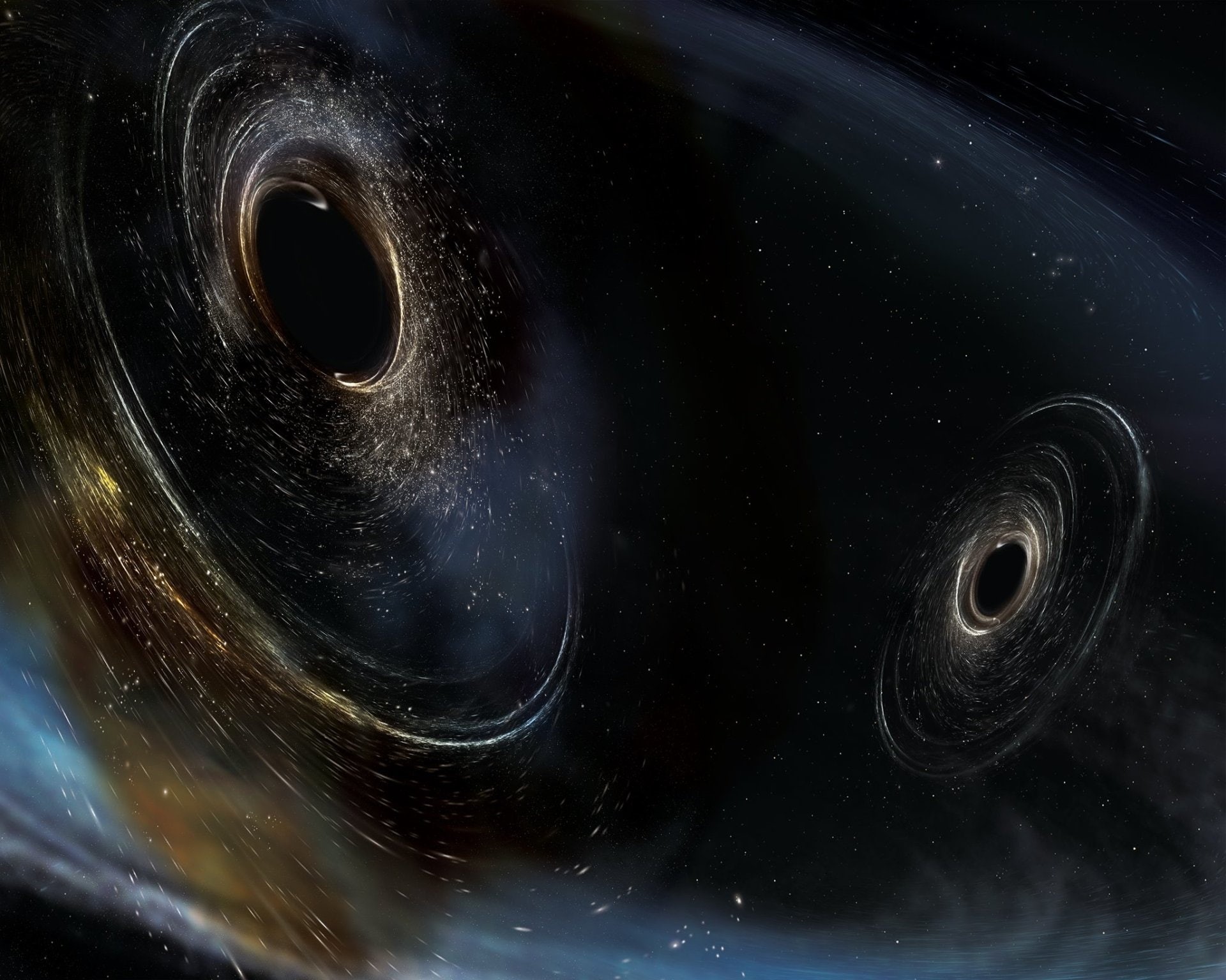 1080P, Sci Fi, Black Hole, Space, Stars, HD Wallpaper
