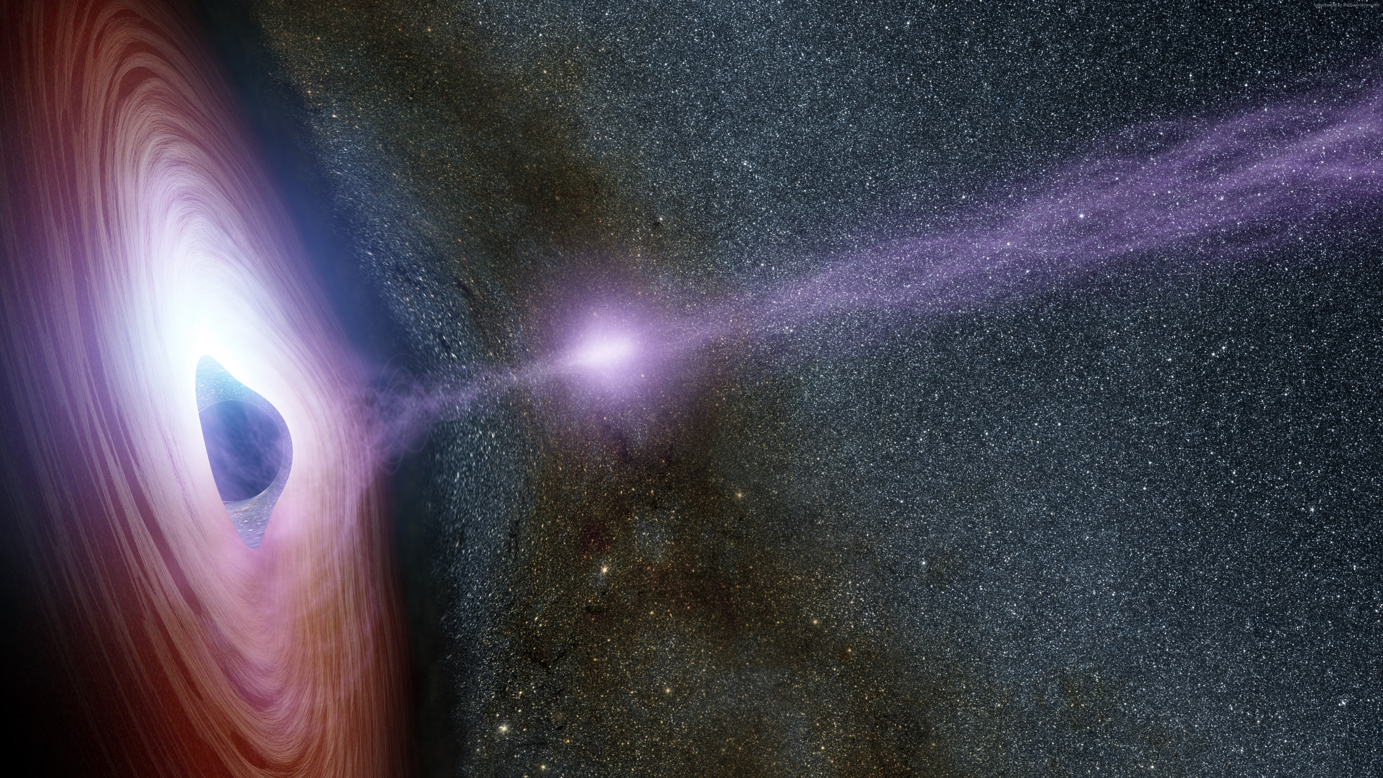 4k, space, 4K, Black Hole, HD Wallpaper