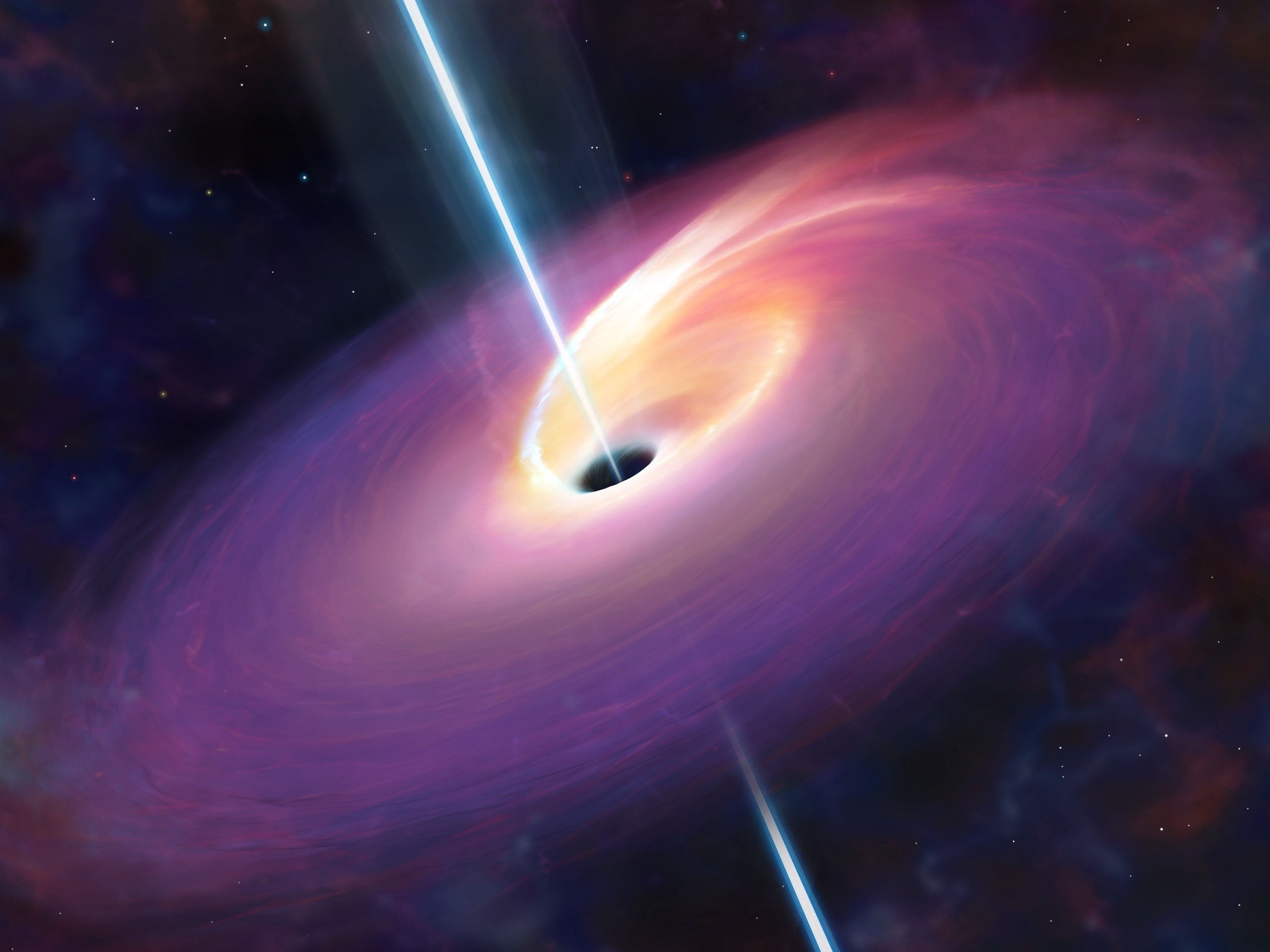 Hole, Universe, Black, 2K, Space, HD Wallpaper