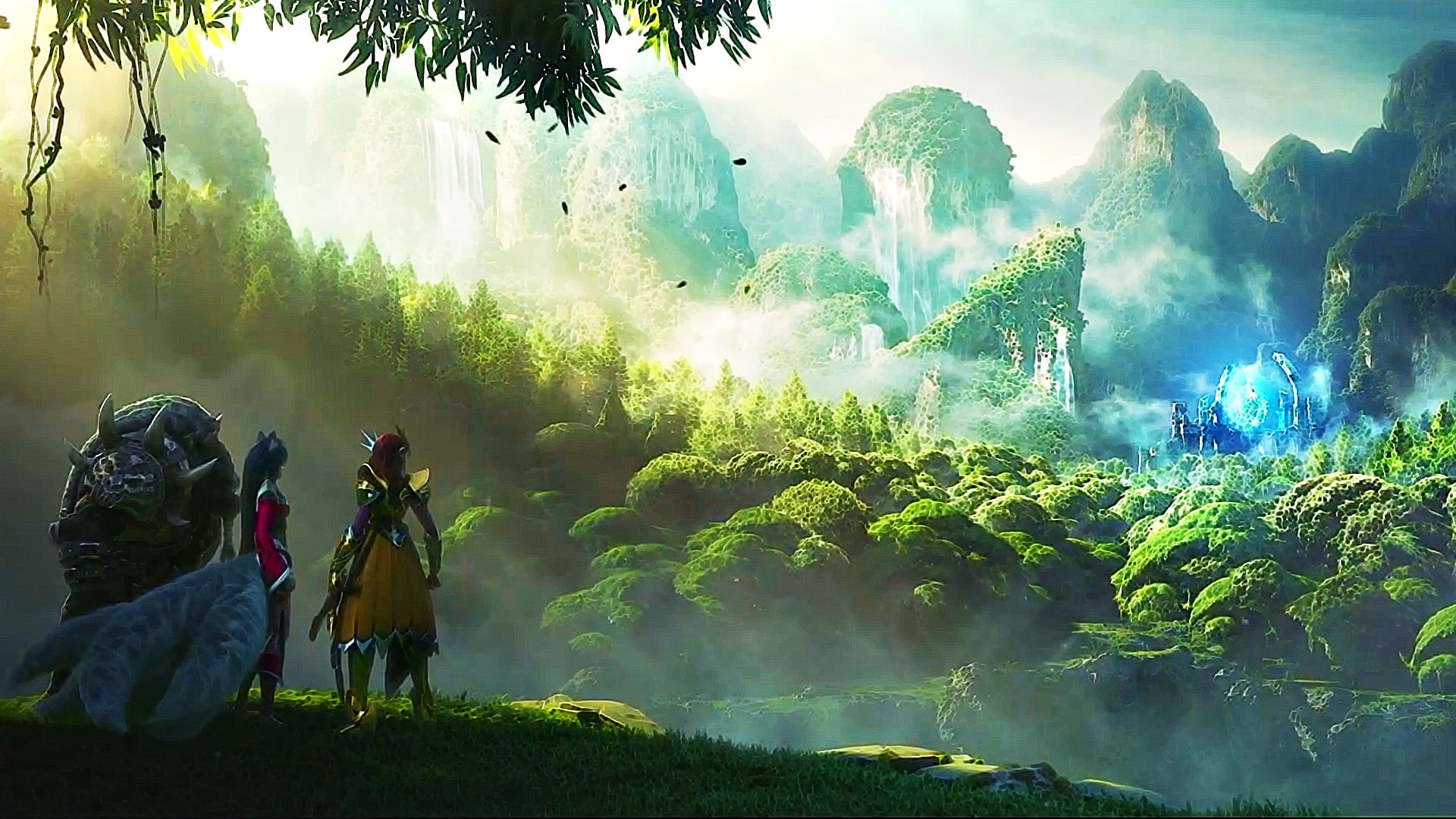 real people, scenics, grass, summer, 1080P, League of Legends, water, adventure, video games, Rengar, adult, women, hiking, lifestyles, forest, travel, HD Wallpaper