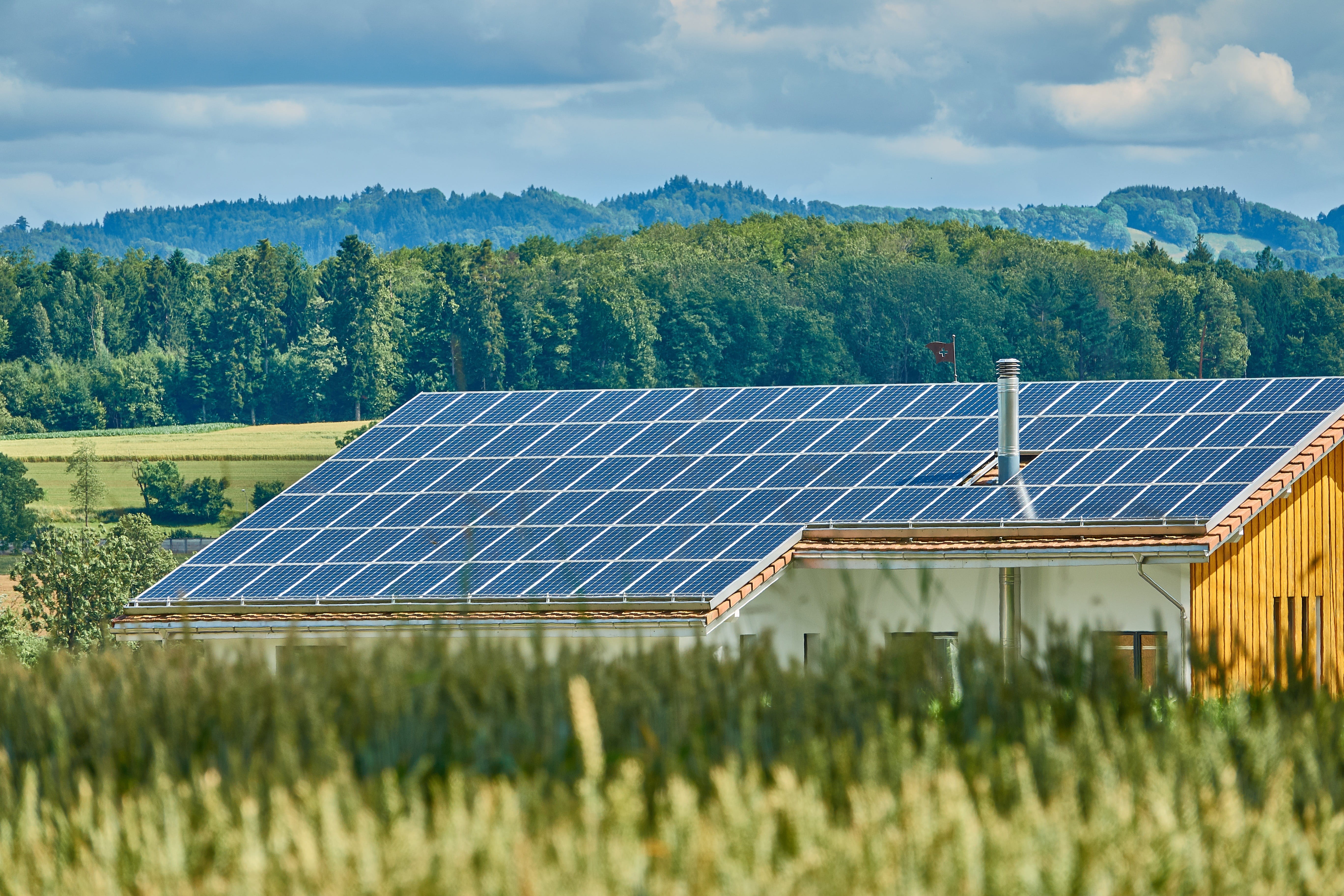 outdoors, technology, panel, renewable energy, environmental conservation, solar power, mountain, fixing, trees, solar system, photovoltaic, environmental issues, HD Wallpaper