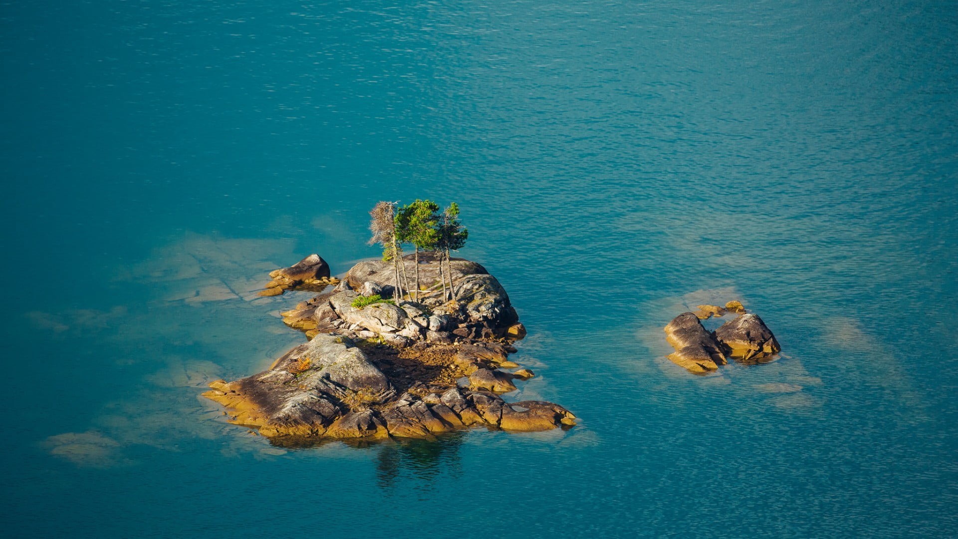 outdoors, solid, rock, beach, waterfront, landscape, no people, land, high angle view, rock formation, tranquil scene, water, trees, day, brown, scenics - nature, HD Wallpaper