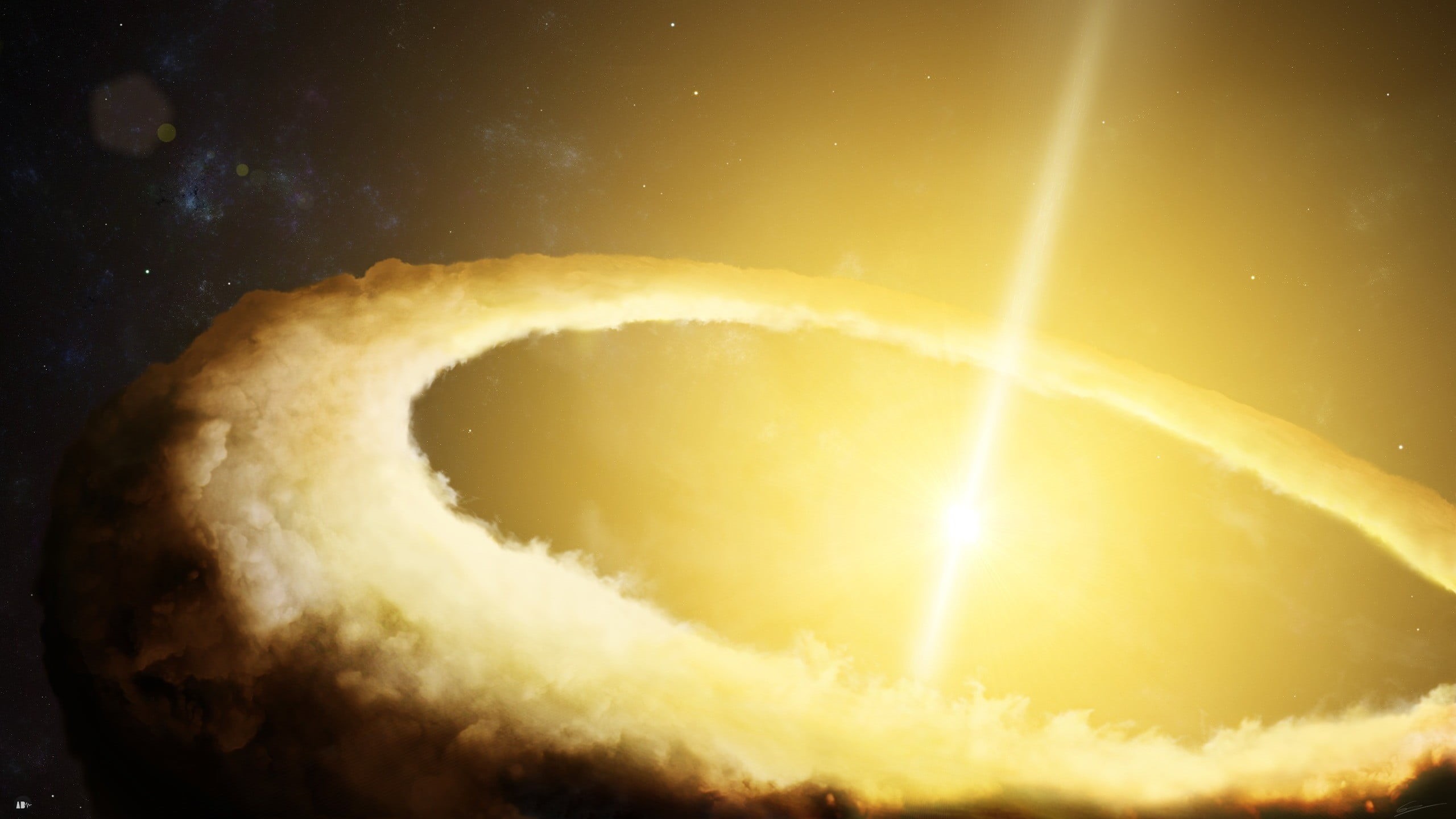 food and drink, cloud - sky, nature, space, fruit, sky, clouds, space art, no people, beauty in nature, stars, sunlight, astronomy, sun, luminosity, quasars, HD Wallpaper