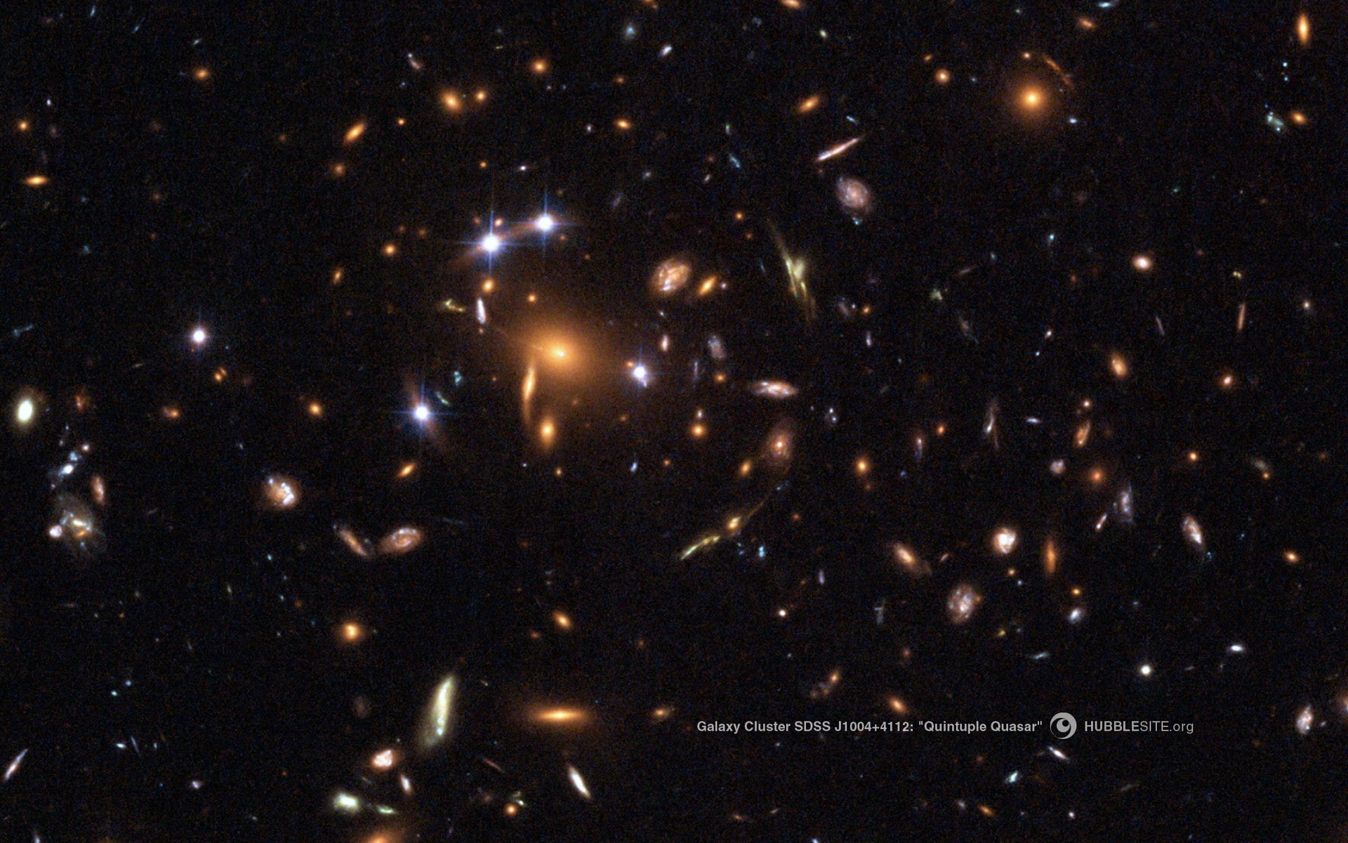 space, stars, quasar, galaxies, outer, hubble, 1080P, HD Wallpaper