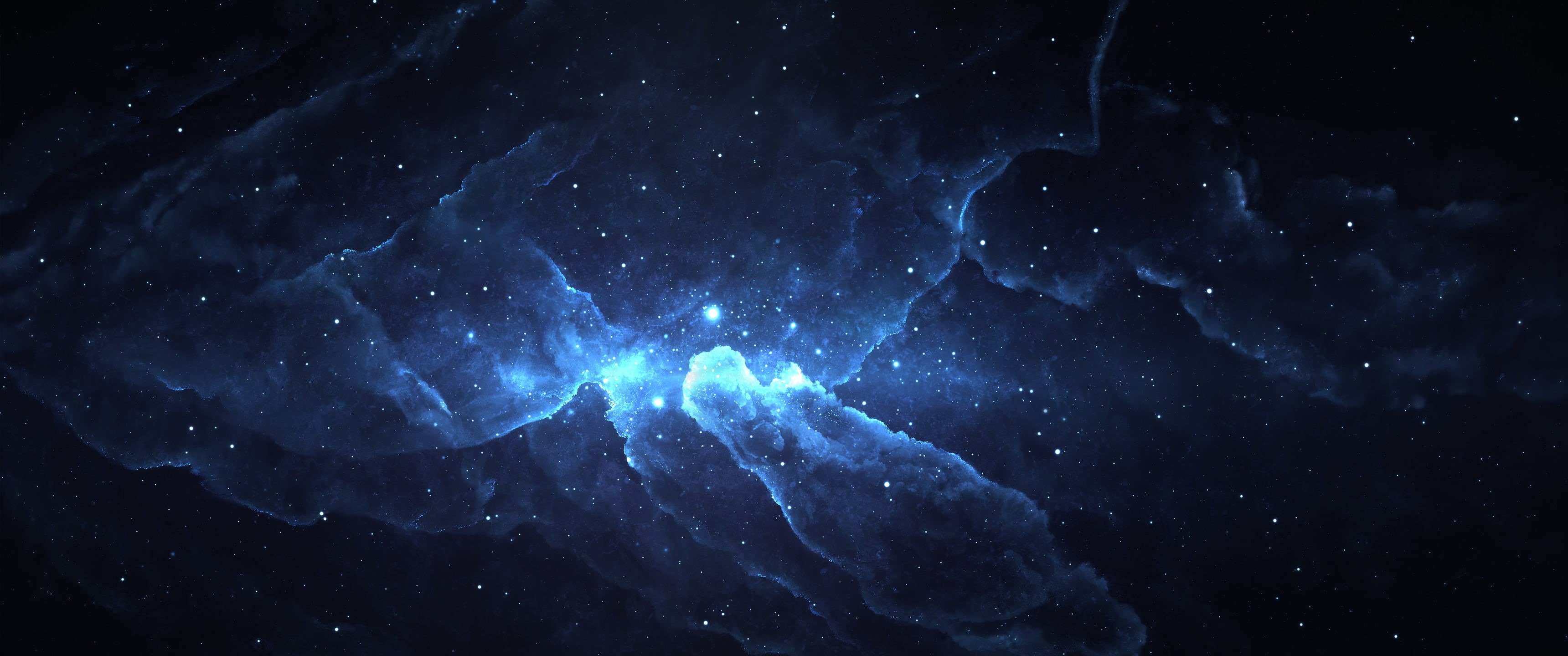 dust, beauty in nature, galaxy, dark, digital art, nature, space and astronomy, sky, space art, star - space, star, nebula, tranquility, space, night, outdoors, HD Wallpaper