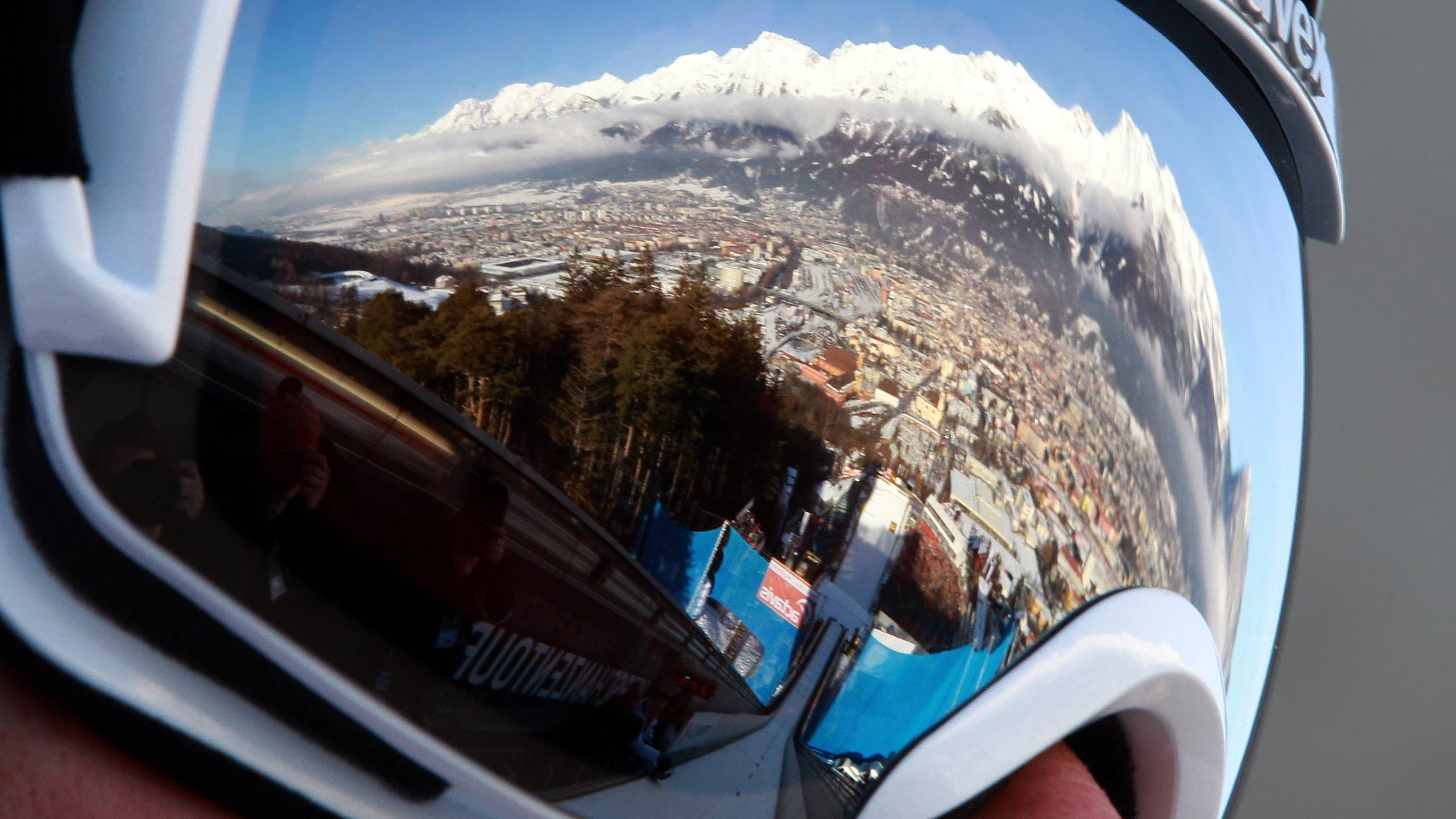 real people, glass - material, people, mode of transportation, sports, ski jumper, mountain, reflection, city, day, women, transportation, lifestyles, group of people, HD Wallpaper