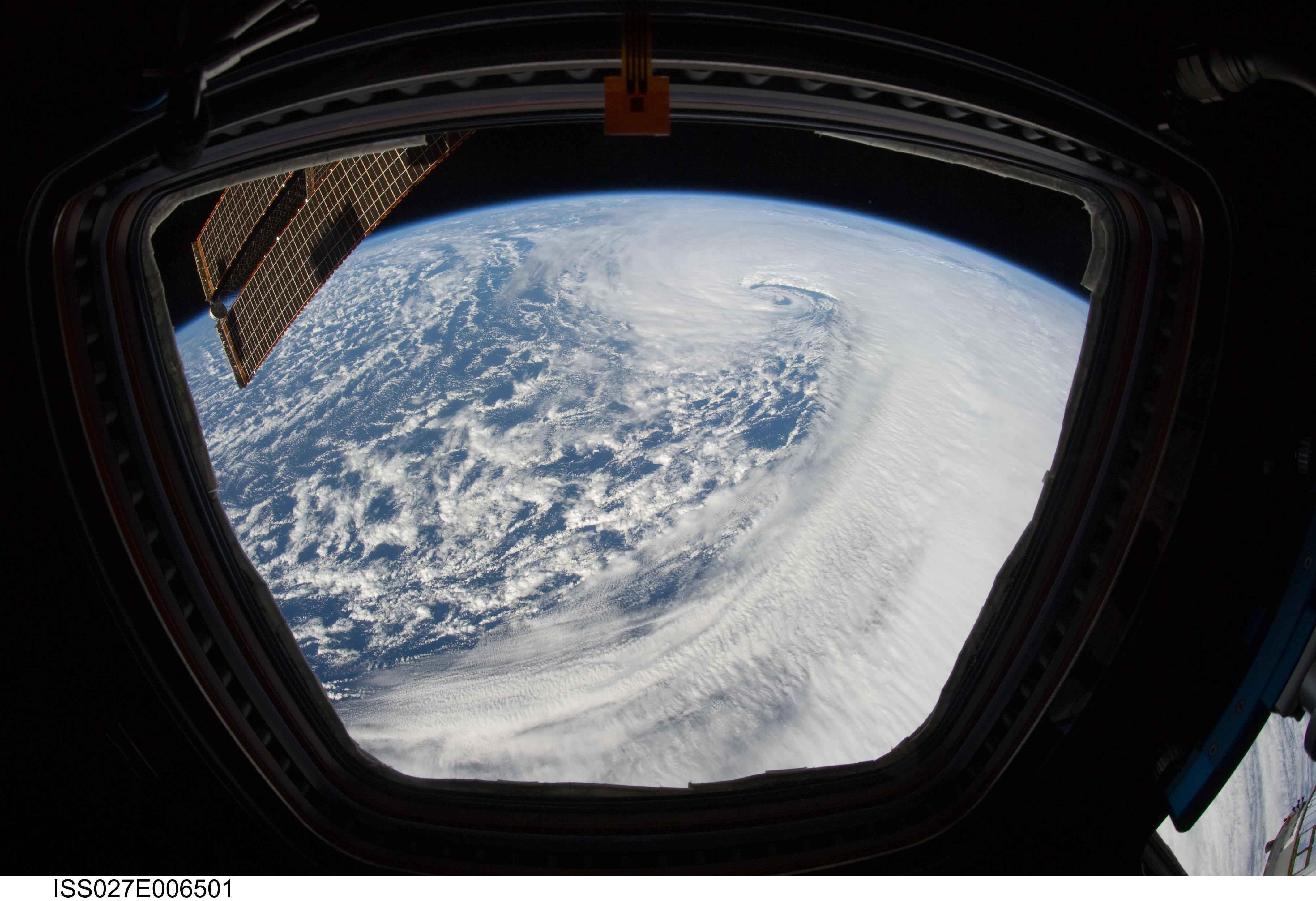 mode of transportation, sky, outdoors, beauty in nature, nature, fish-eye lens, planet earth, transportation, day, earth, snowcapped mountain, space station, HD Wallpaper