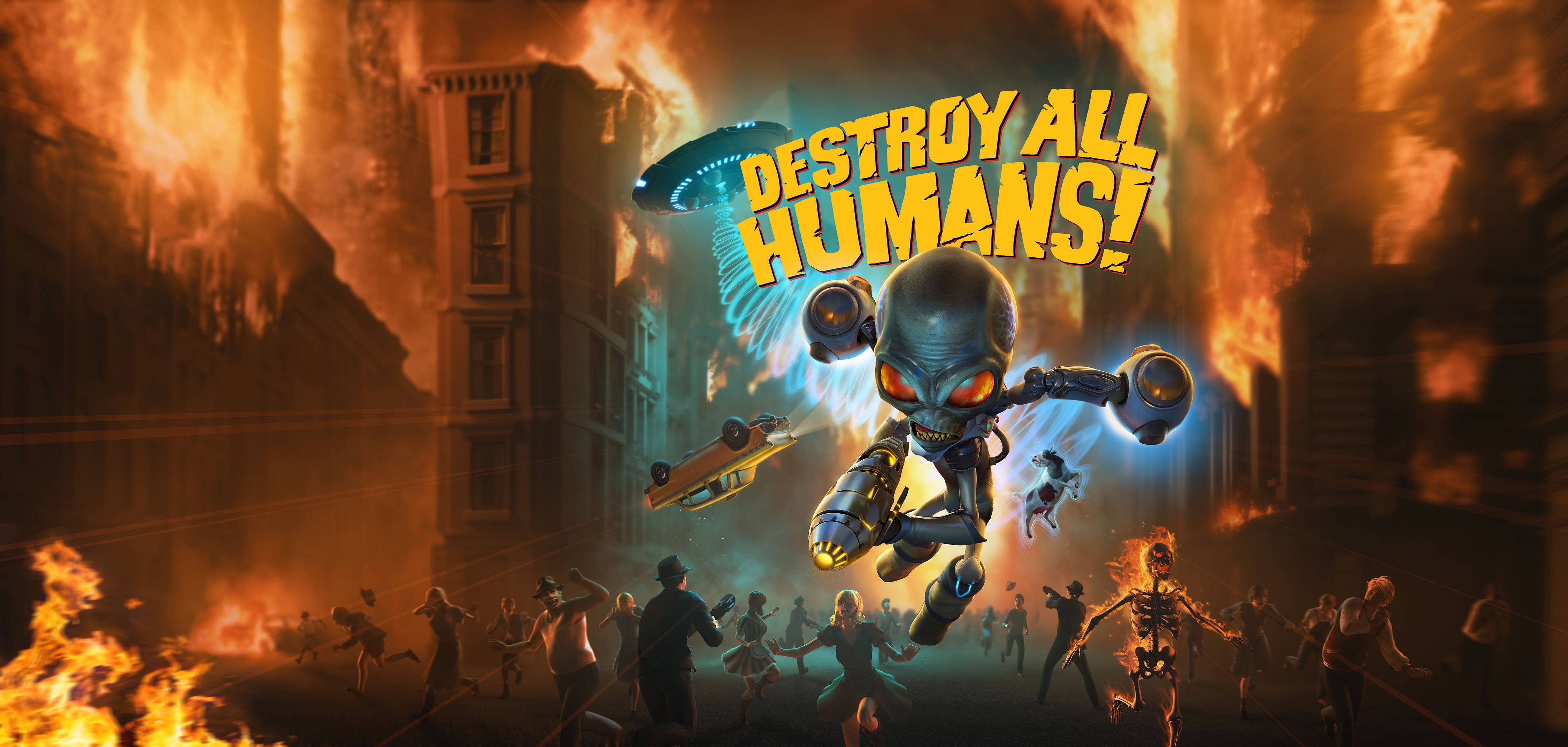 Destroy All Humans!, 4K, Video Game, HD Wallpaper