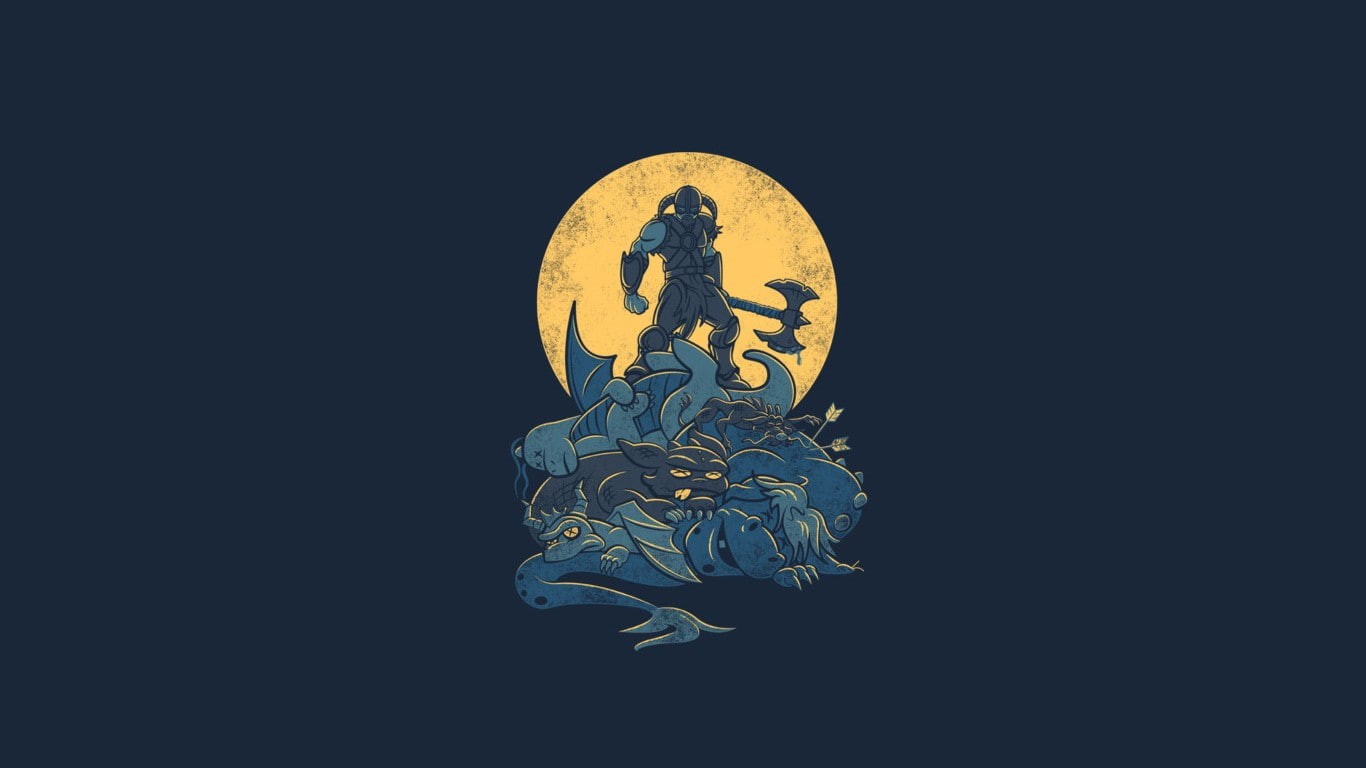 cat, 720P, copy space, mammal, astrology sign, history, representation, no people, feline, the elder scrolls v skyrim dragon video games humor minimalism, HD Wallpaper