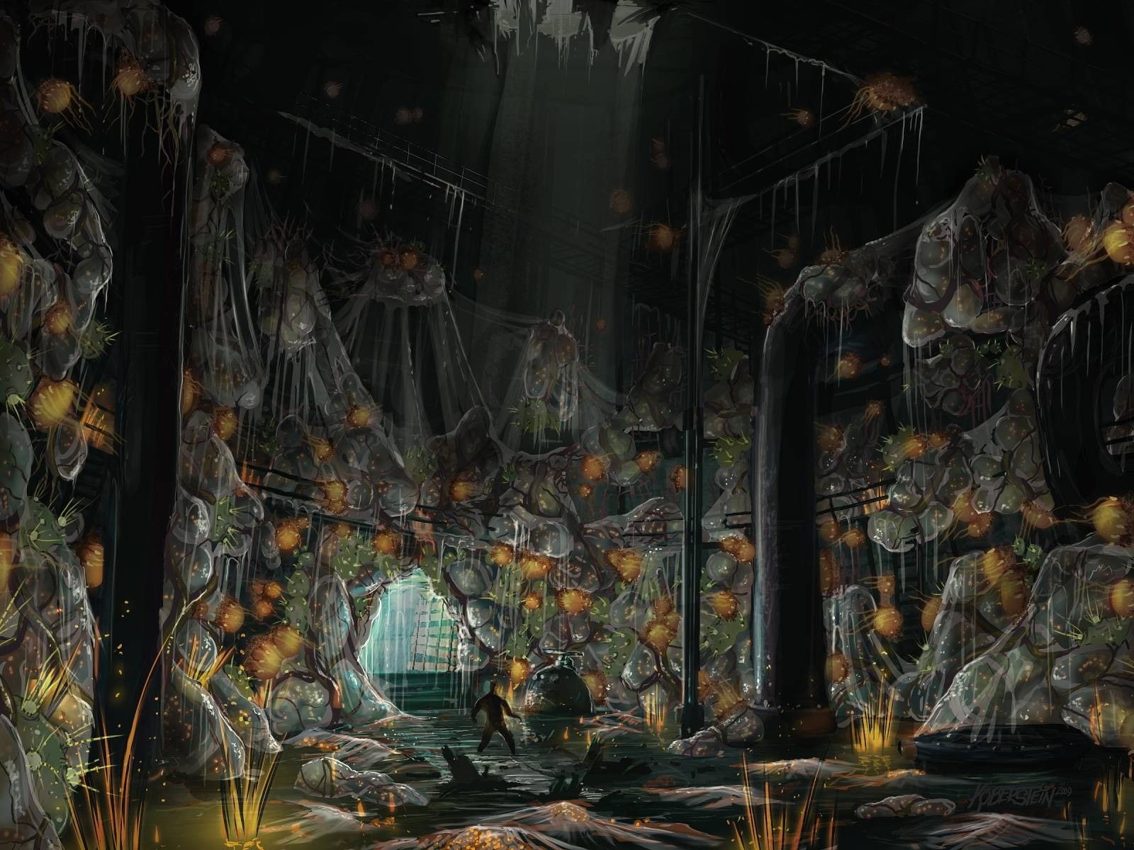 games, game, concept, artwork, art, 720P, singularity, horror, video, HD Wallpaper