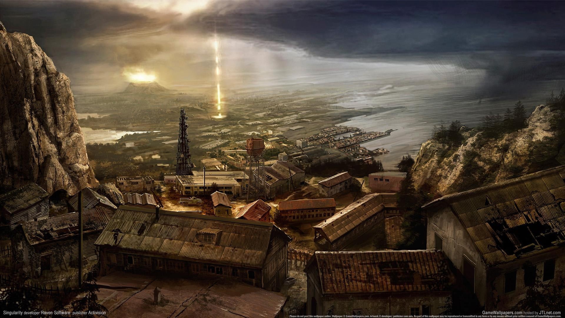 gore, crazy, 1080P, kartoga, singularity, games, zombies, HD Wallpaper