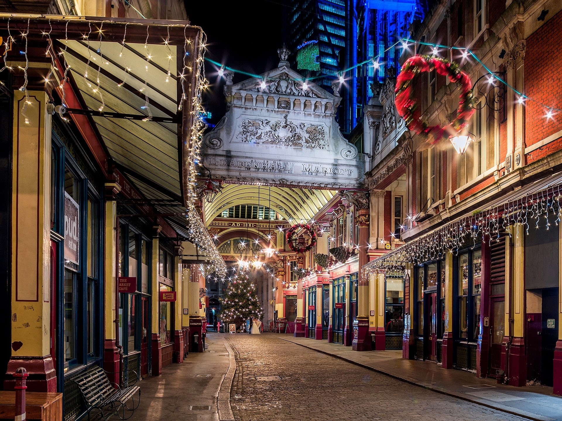 Night, Evening, 1080P, England, Street, London, Lights, City, HD Wallpaper