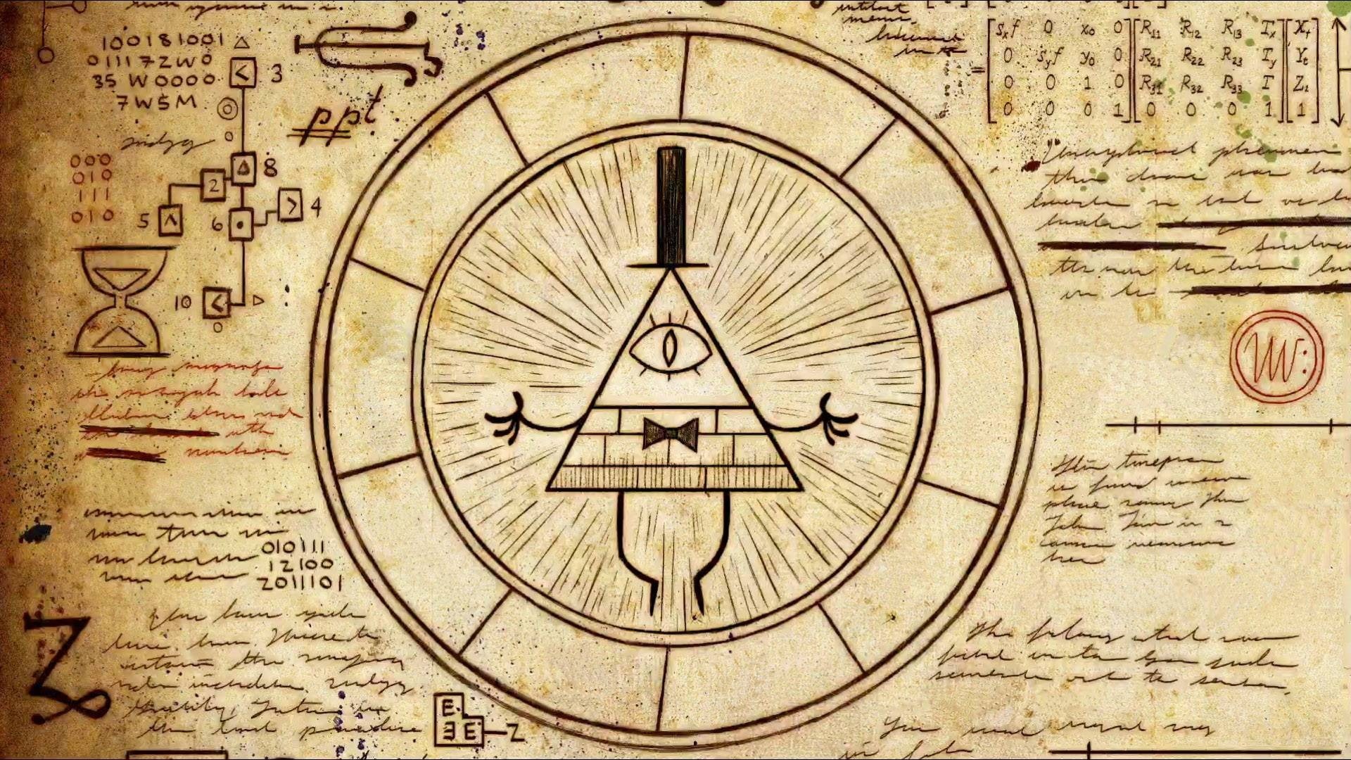 science, 1080P, disney, cartoon, gravity, illuminati, falls, HD Wallpaper