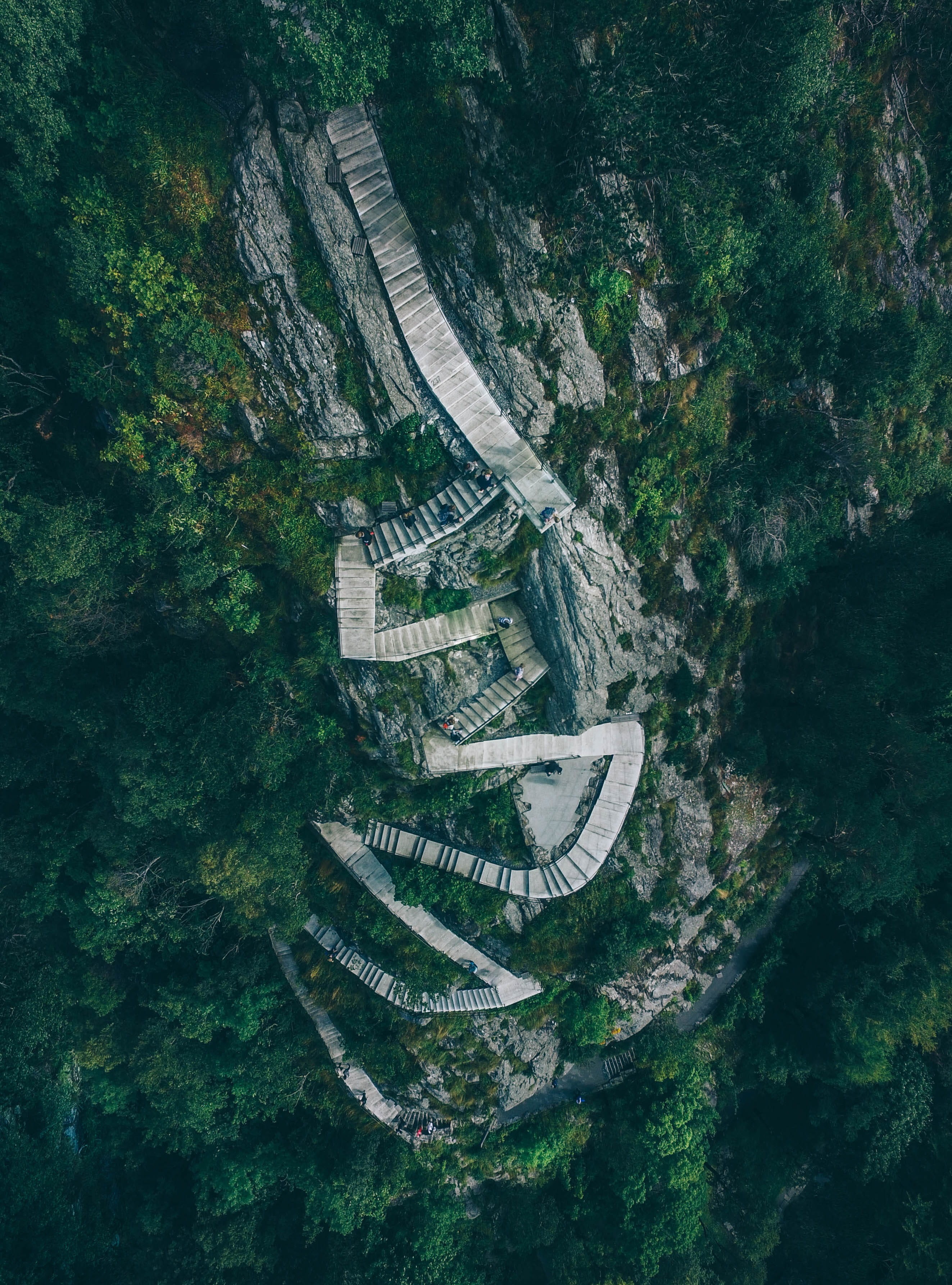 zhangjiajie, asia, green color, cambodia, travel, photography, history, high angle view, steps, built structure, drone view, aerial, tress, day, forest, Phone HD Wallpaper