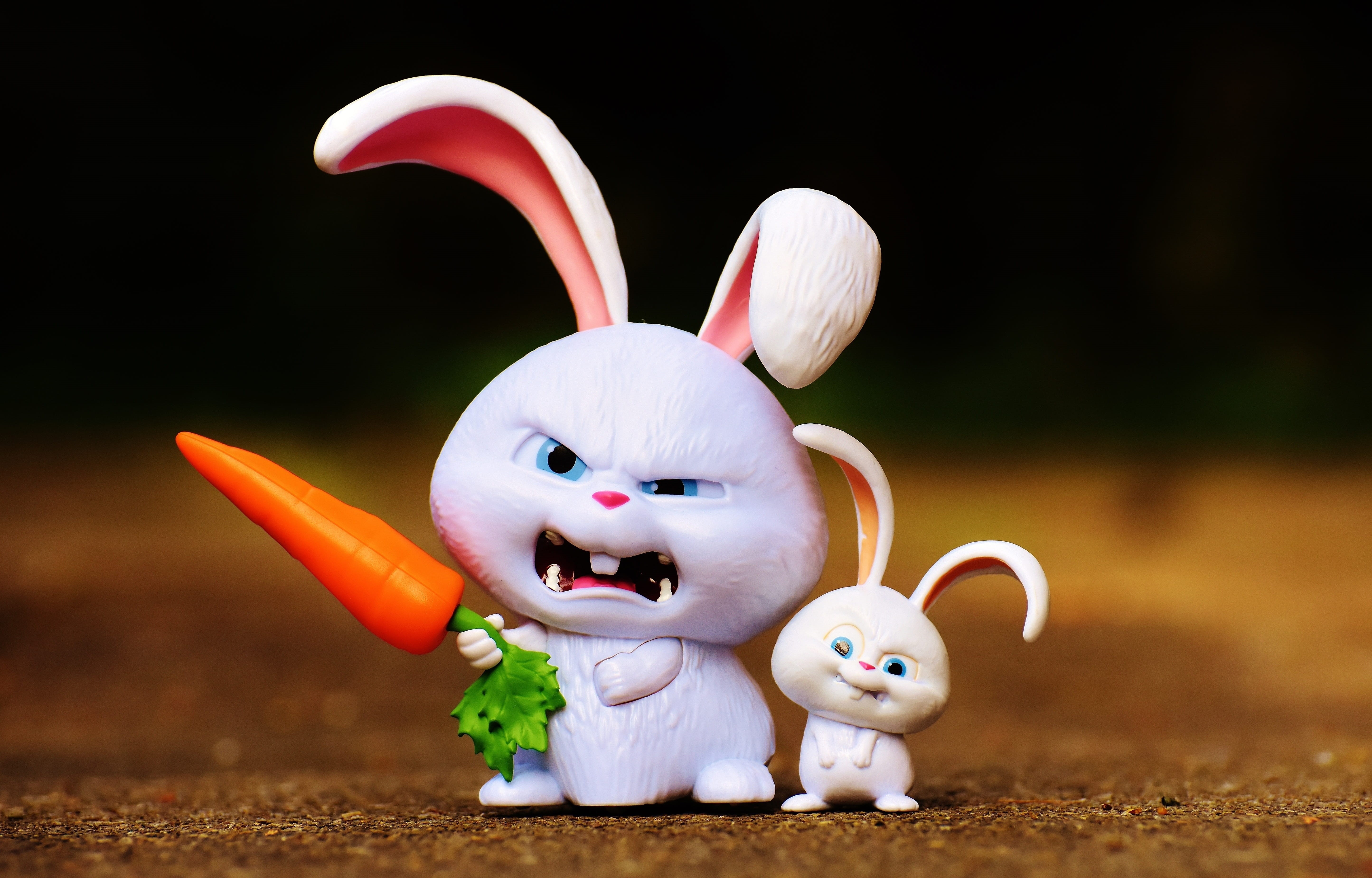 Snowball, funny, Film, pets, childhood, mammal, still life, season, savings, 5K, Evil, baby Rabbit, representation, creativity, no people, illustration, HD Wallpaper