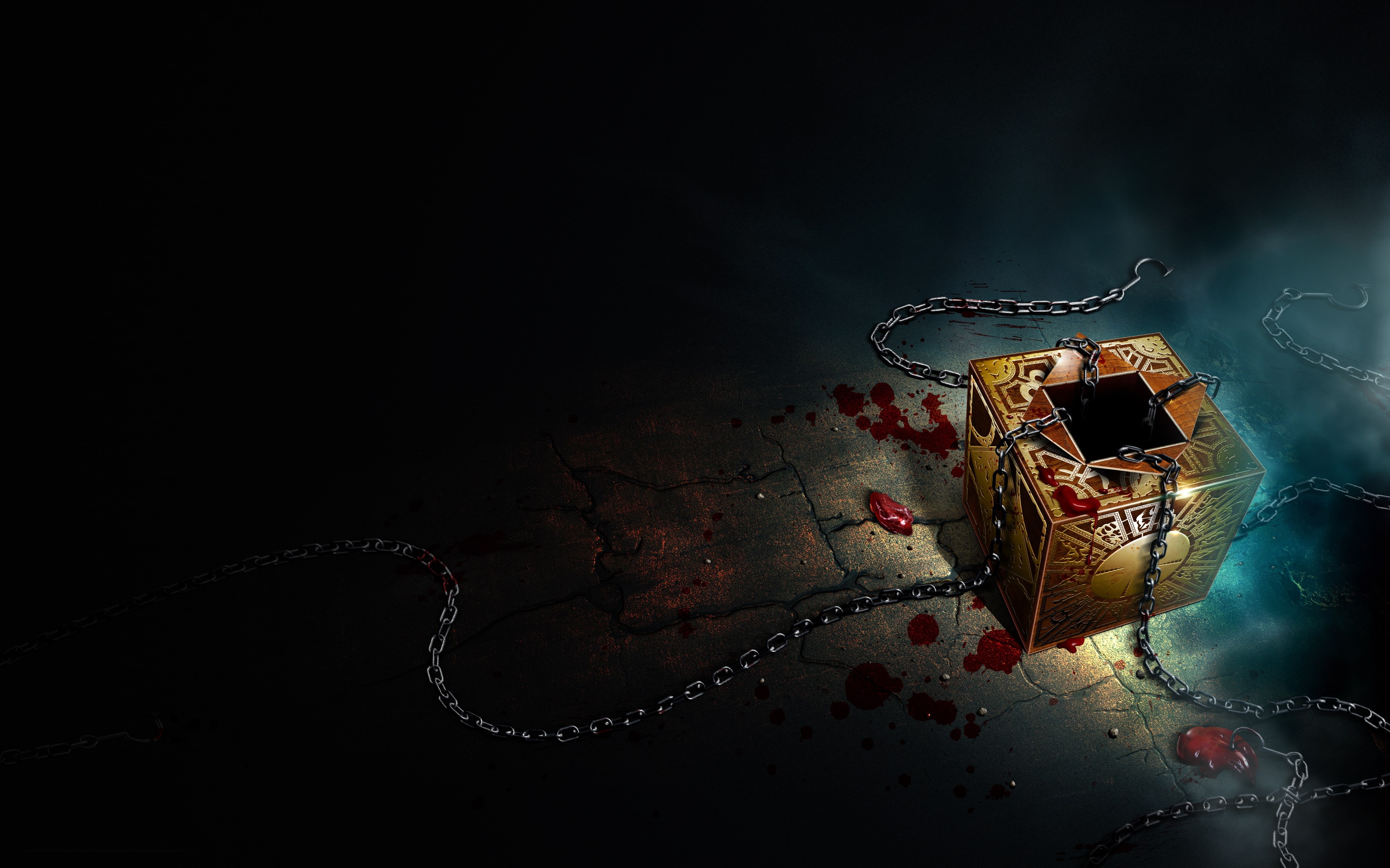 Blood, damaged, nature, close-up, stained, no people, destruction, copy space, black background, fear, Hellraiser, horror, still life, studio shot, indoors, HD Wallpaper