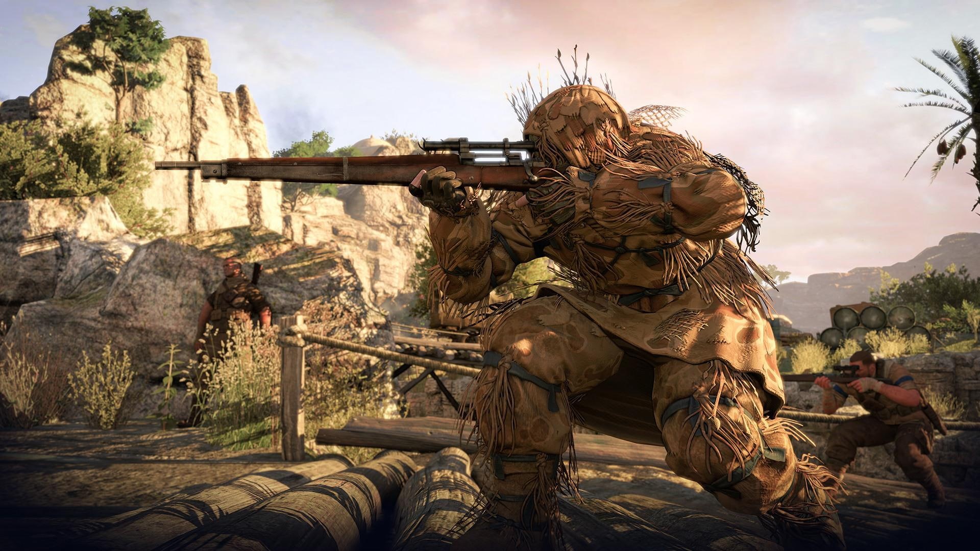 sniper, game, sniper elite iii, sniper elite, gameplay, elite, afrika, 1080P, 1920x1080, iii, HD Wallpaper
