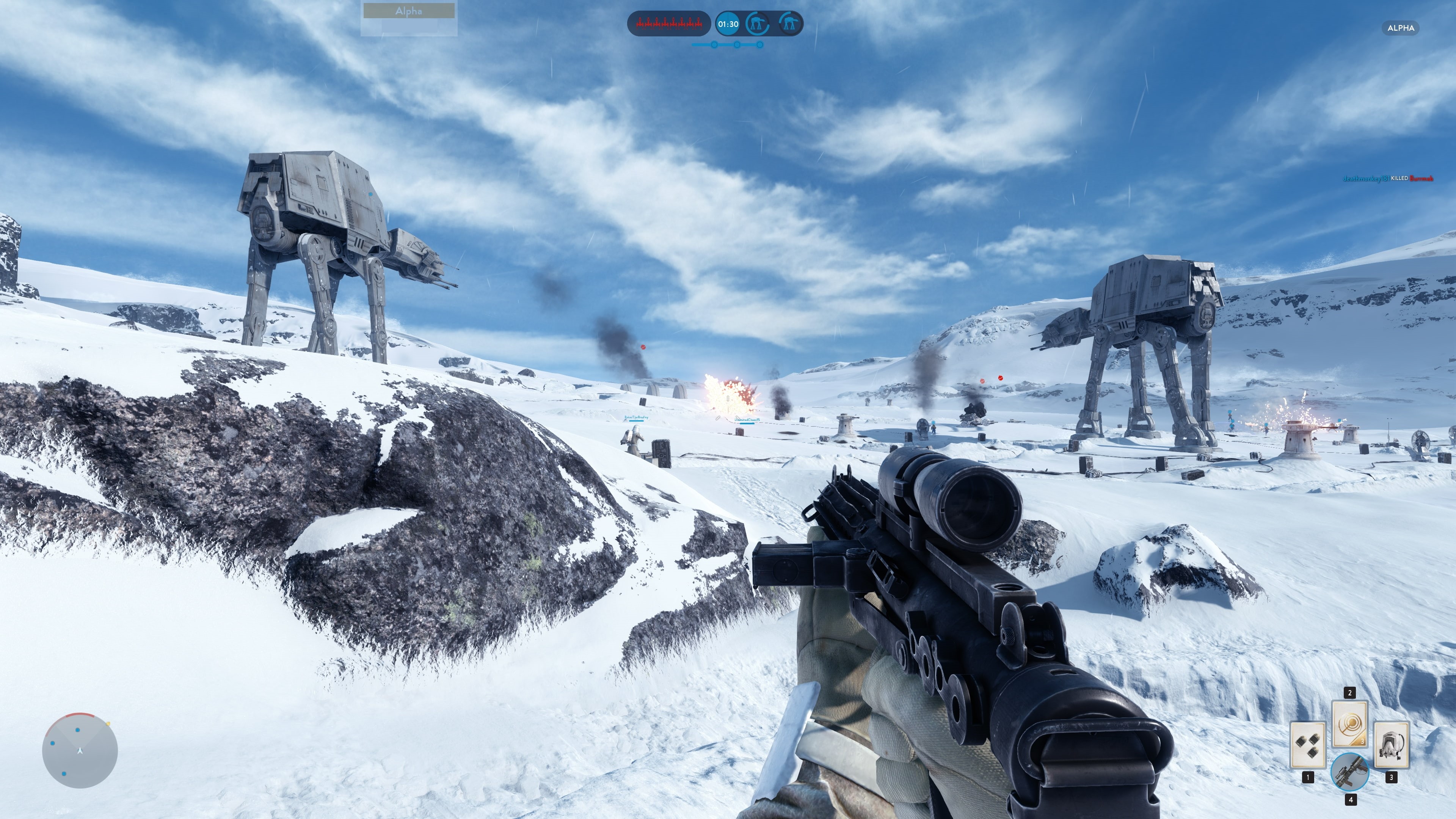 gameplay, in game, 4K, wars, last, Star Wars Battlefront, battlefront, star, HD Wallpaper