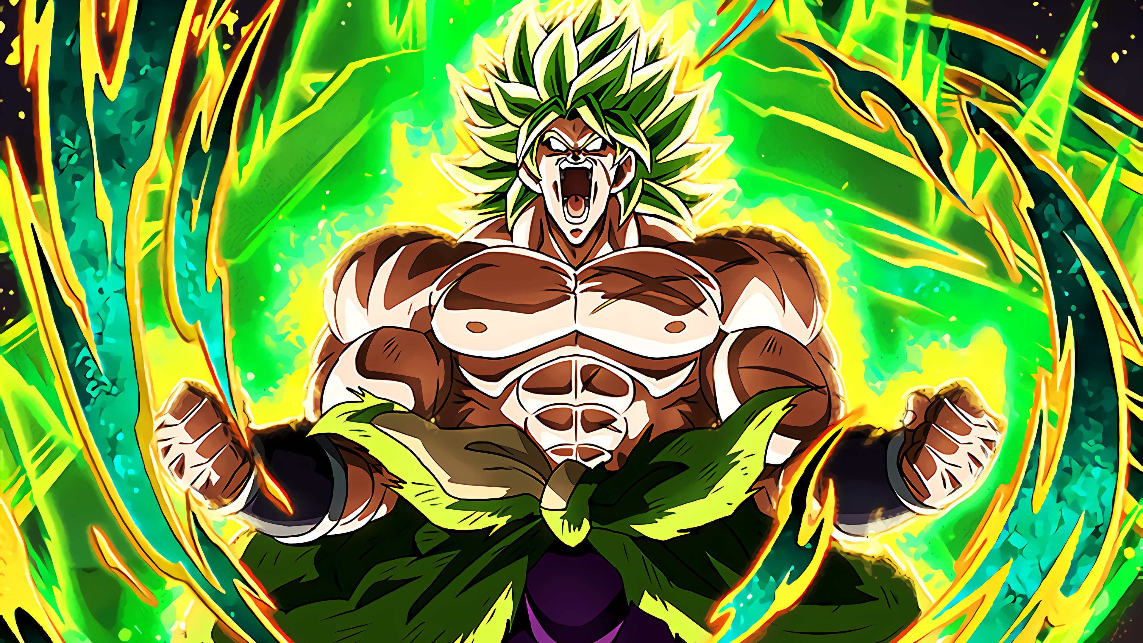 Movie, Broly (Dragon Ball), Dragon Ball Super: Broly, Super Saiyan Green, 4K, HD Wallpaper