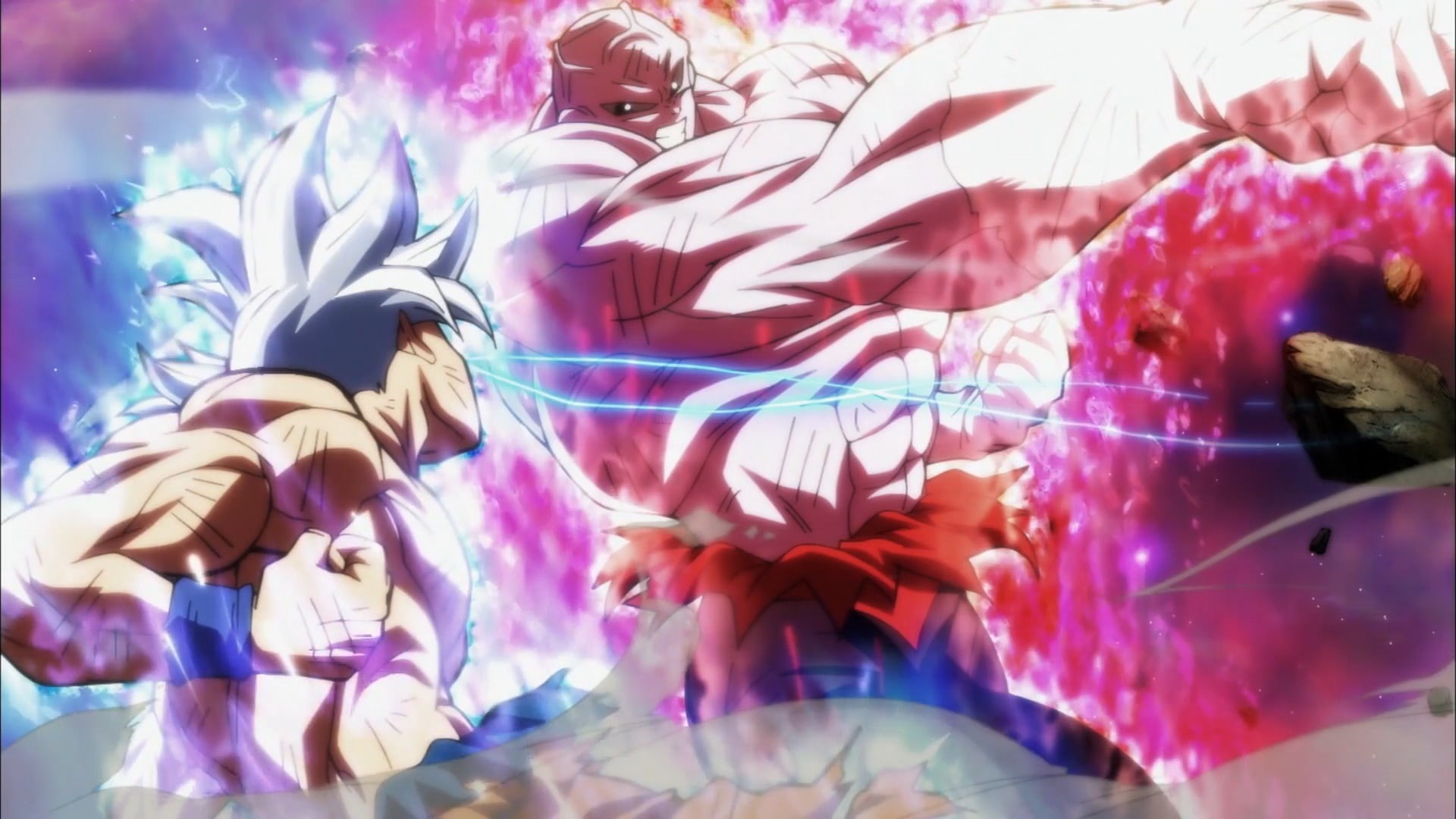 Ultra Instinct (Dragon Ball), Jiren (Dragon Ball), Dragon Ball Super, Dragon Ball, dragonball, Goku, 1080P, HD Wallpaper