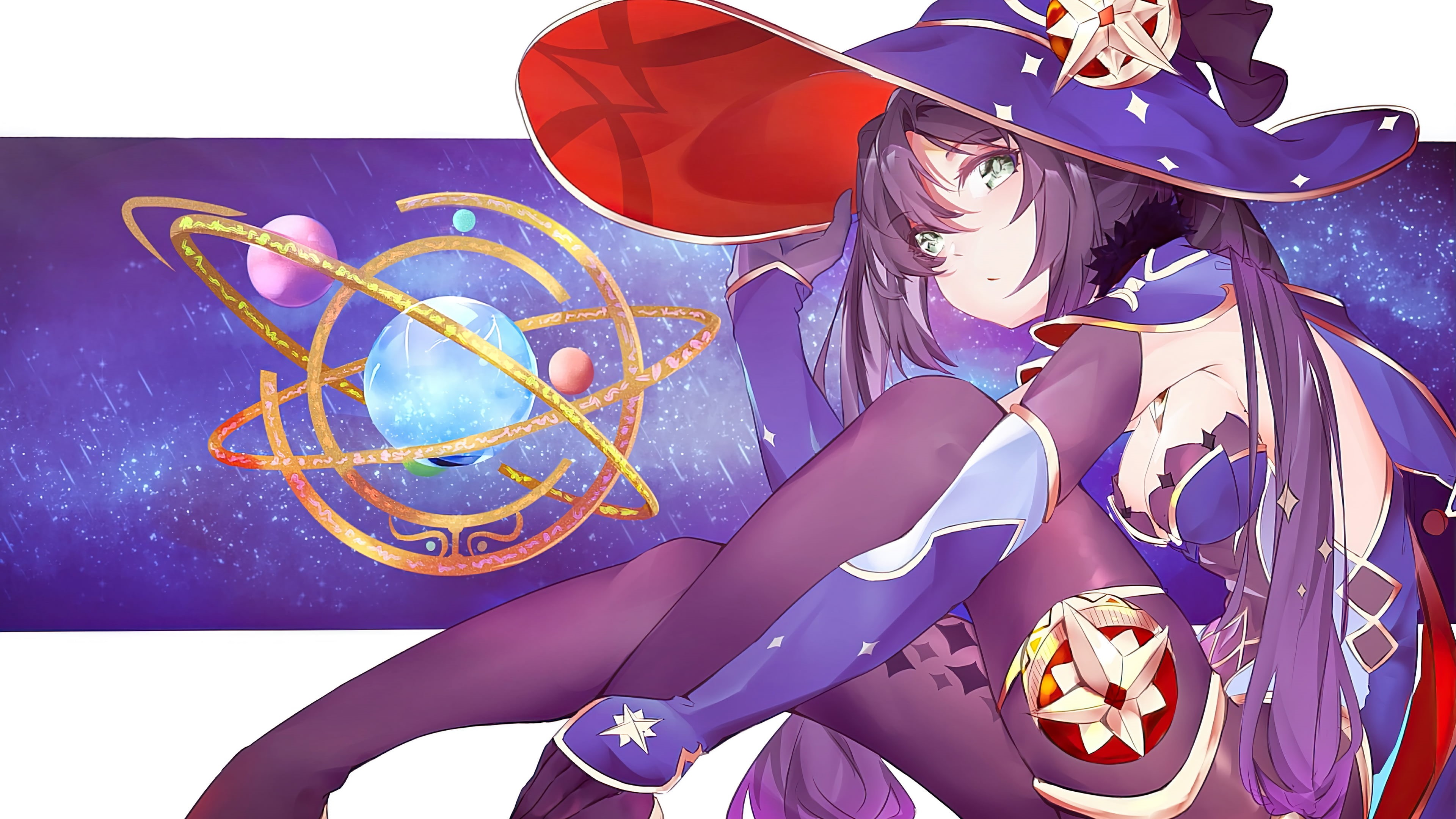 Genshin Impact, 4K, Mona (Genshin Impact), HD Wallpaper