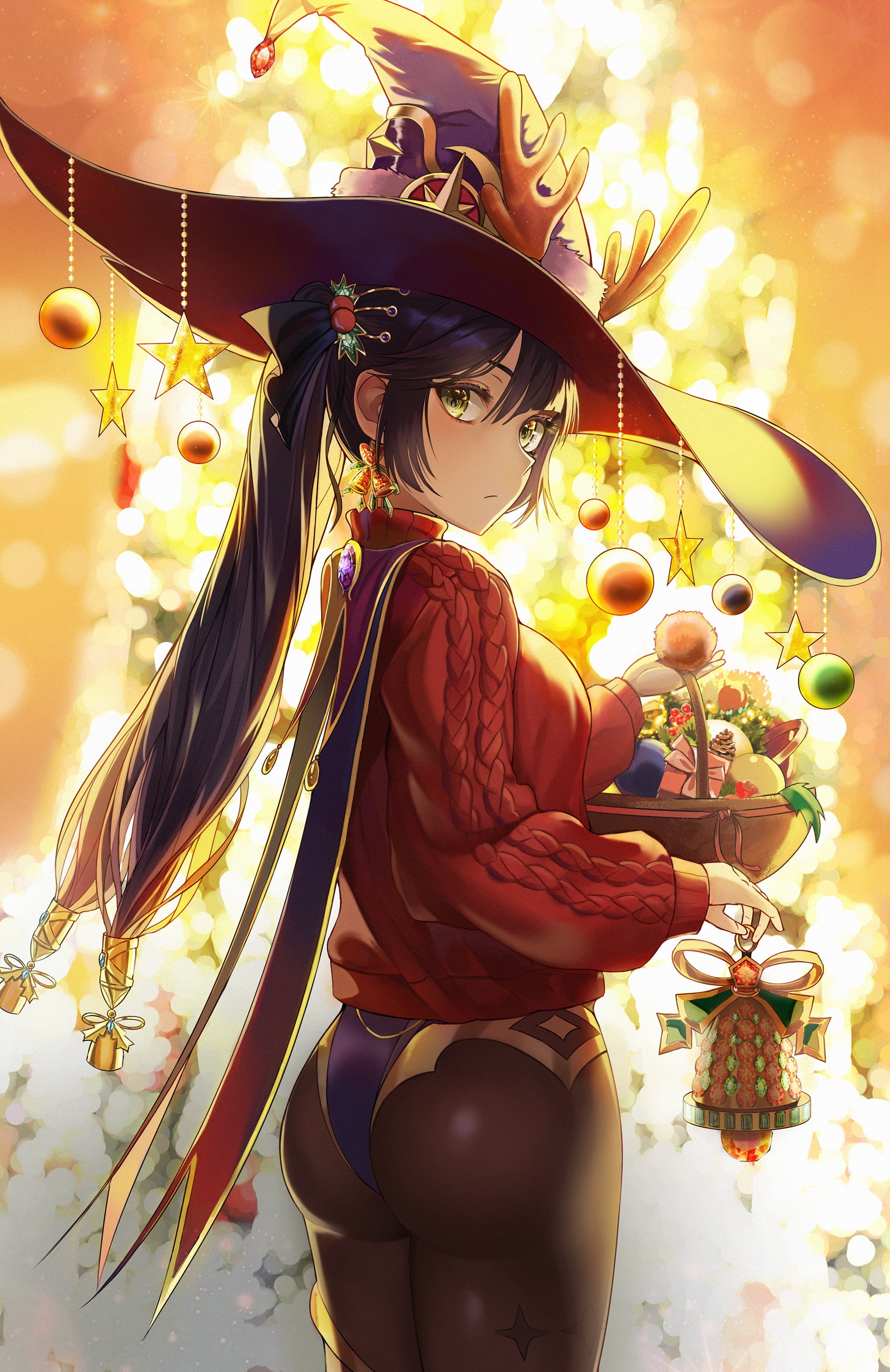 Mona (Genshin Impact), 2K, Genshin Impact, Phone HD Wallpaper