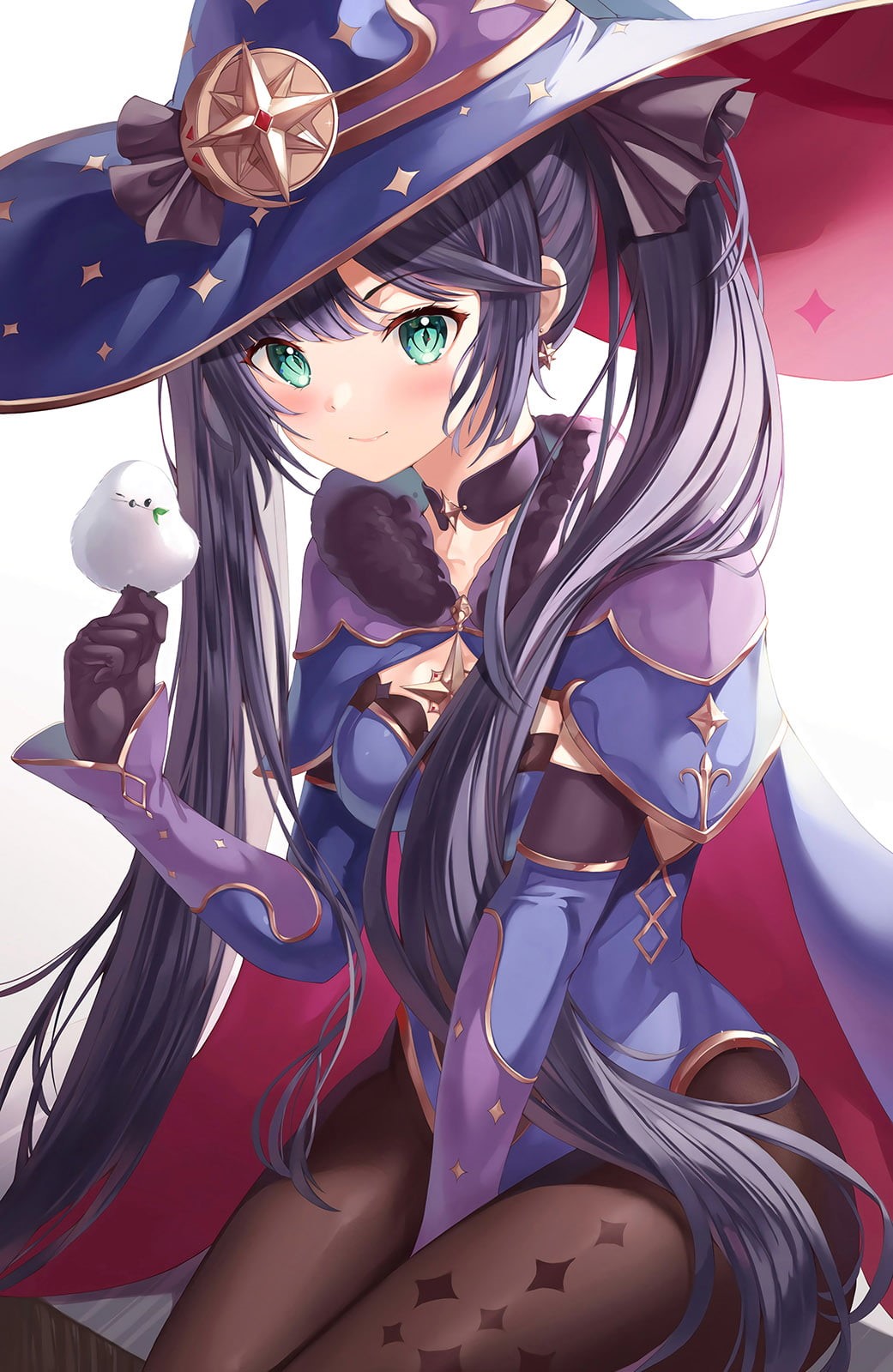 anime girls, Genshin Impact, 720P, Mona (Genshin Impact), Phone HD Wallpaper