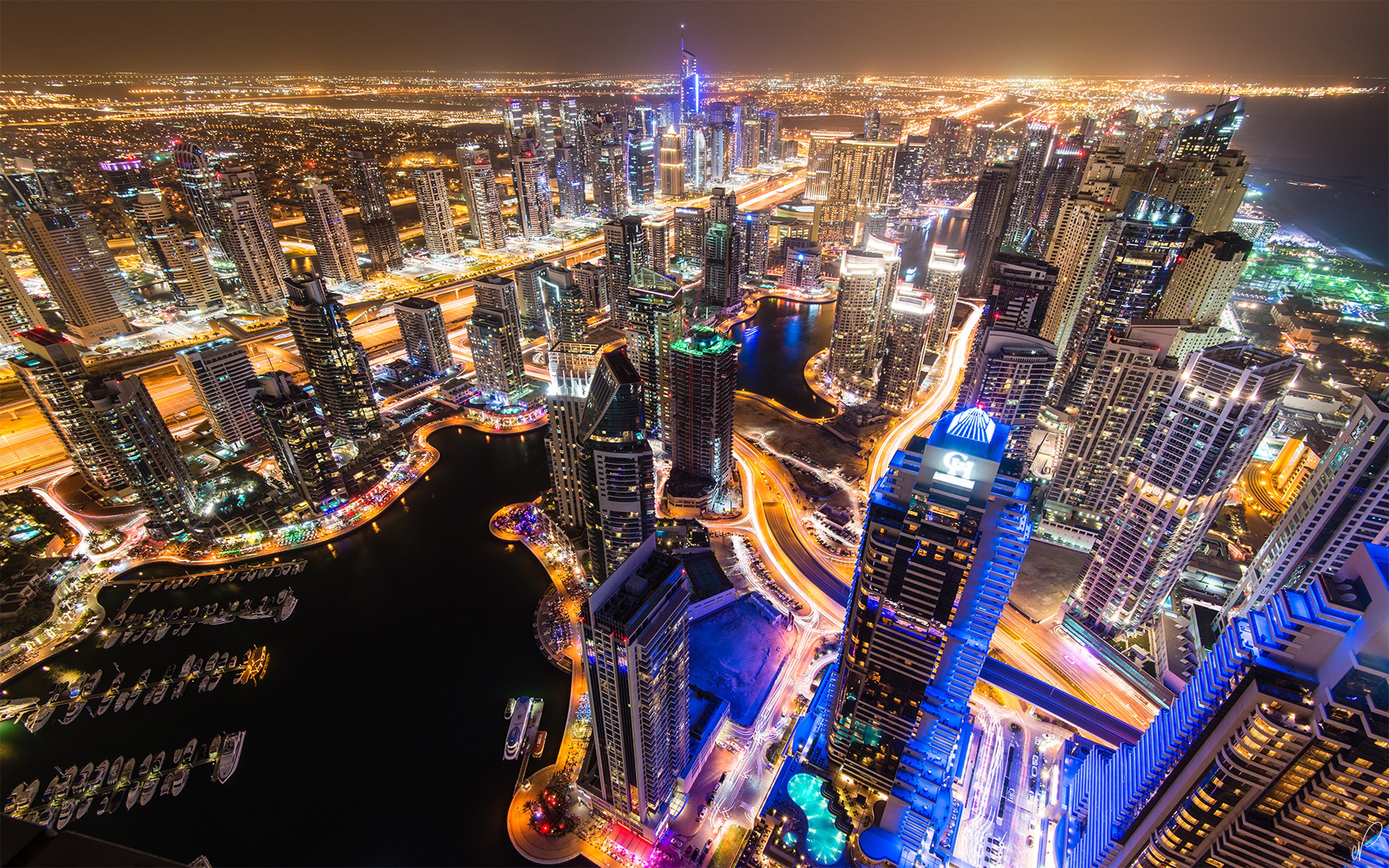 phone, 4K, united, marina, dubai, arab, desktop, emirates, district, android, HD Wallpaper