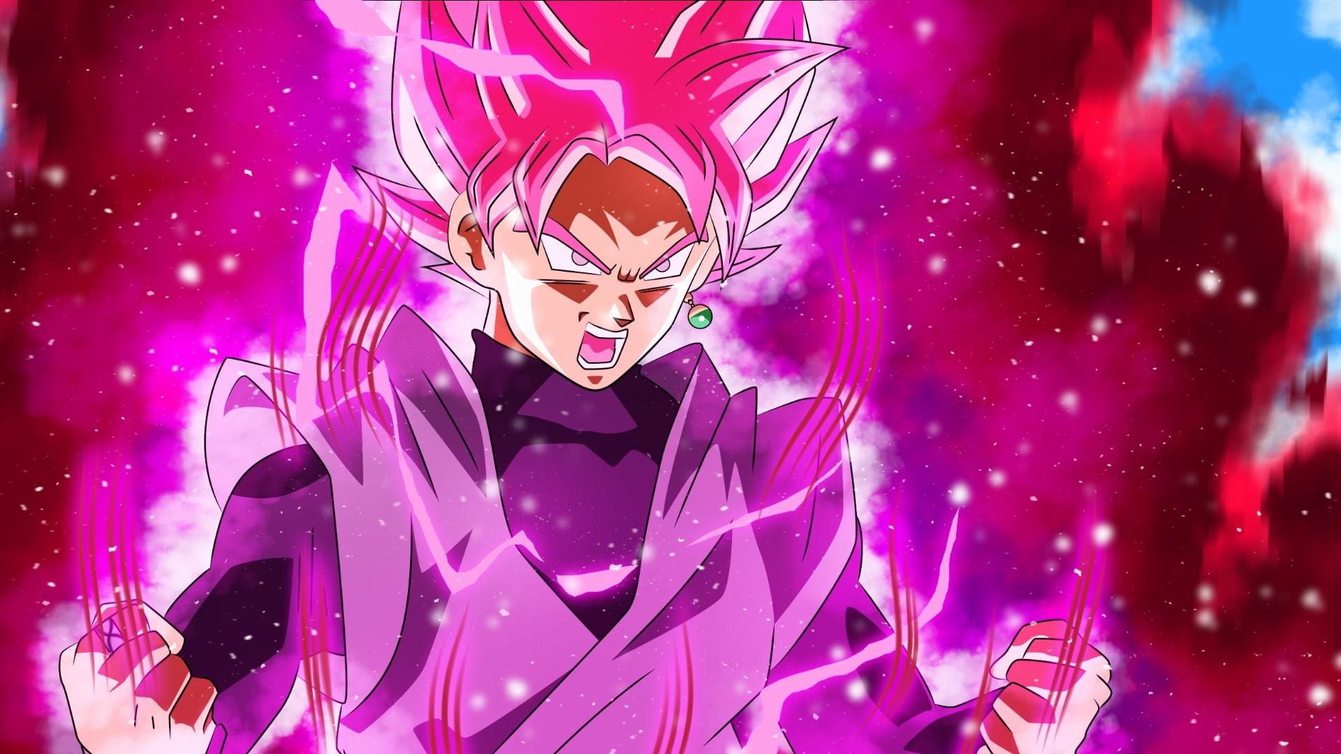 black goku, blackgoku, dragonball, 1080P, dragonballz, HD Wallpaper