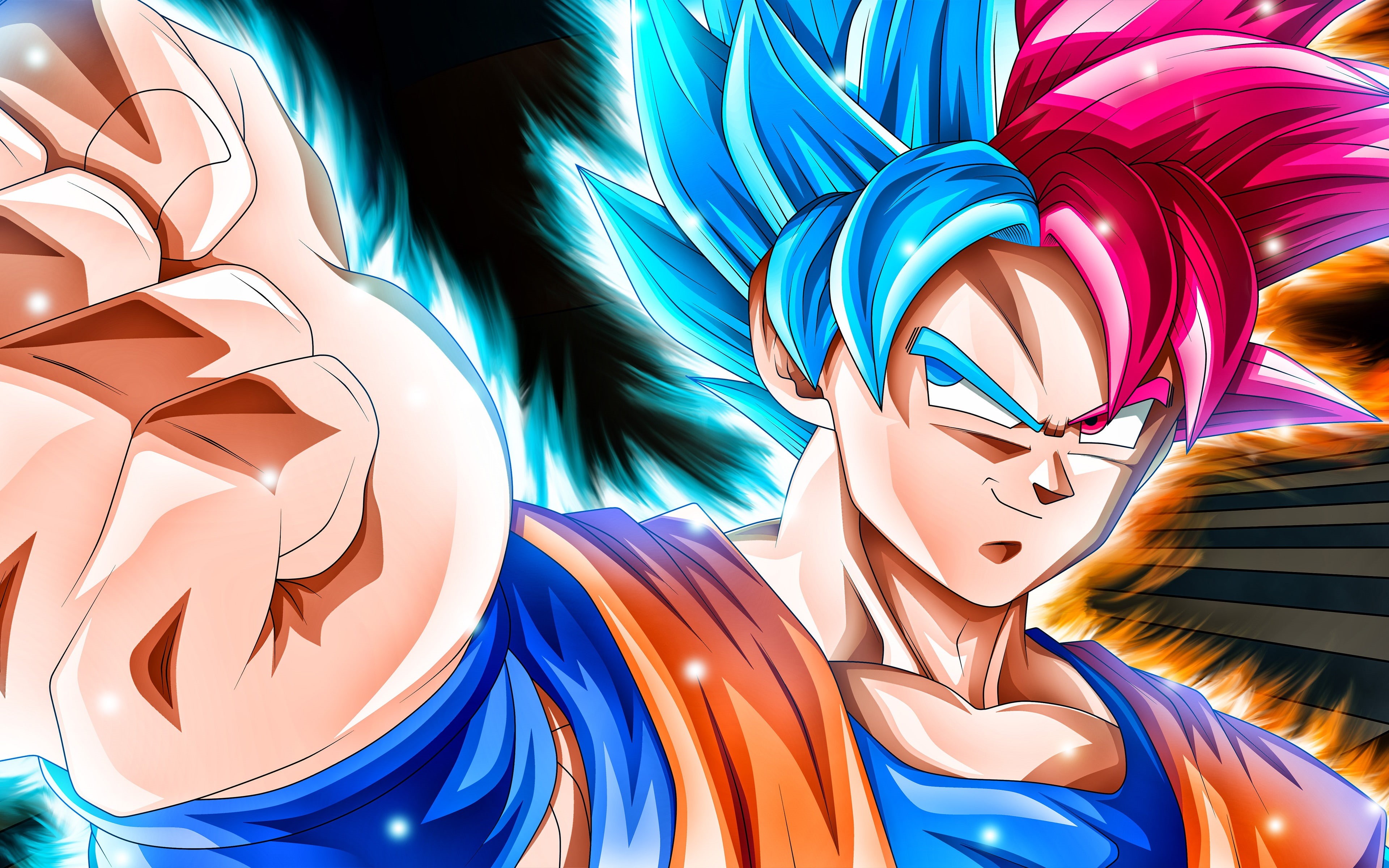 no people, hd, goku, z, representation, indoors, large group of objects, multi colored, art and craft, studio shot, pink color, pattern, ball, k, anime, HD Wallpaper