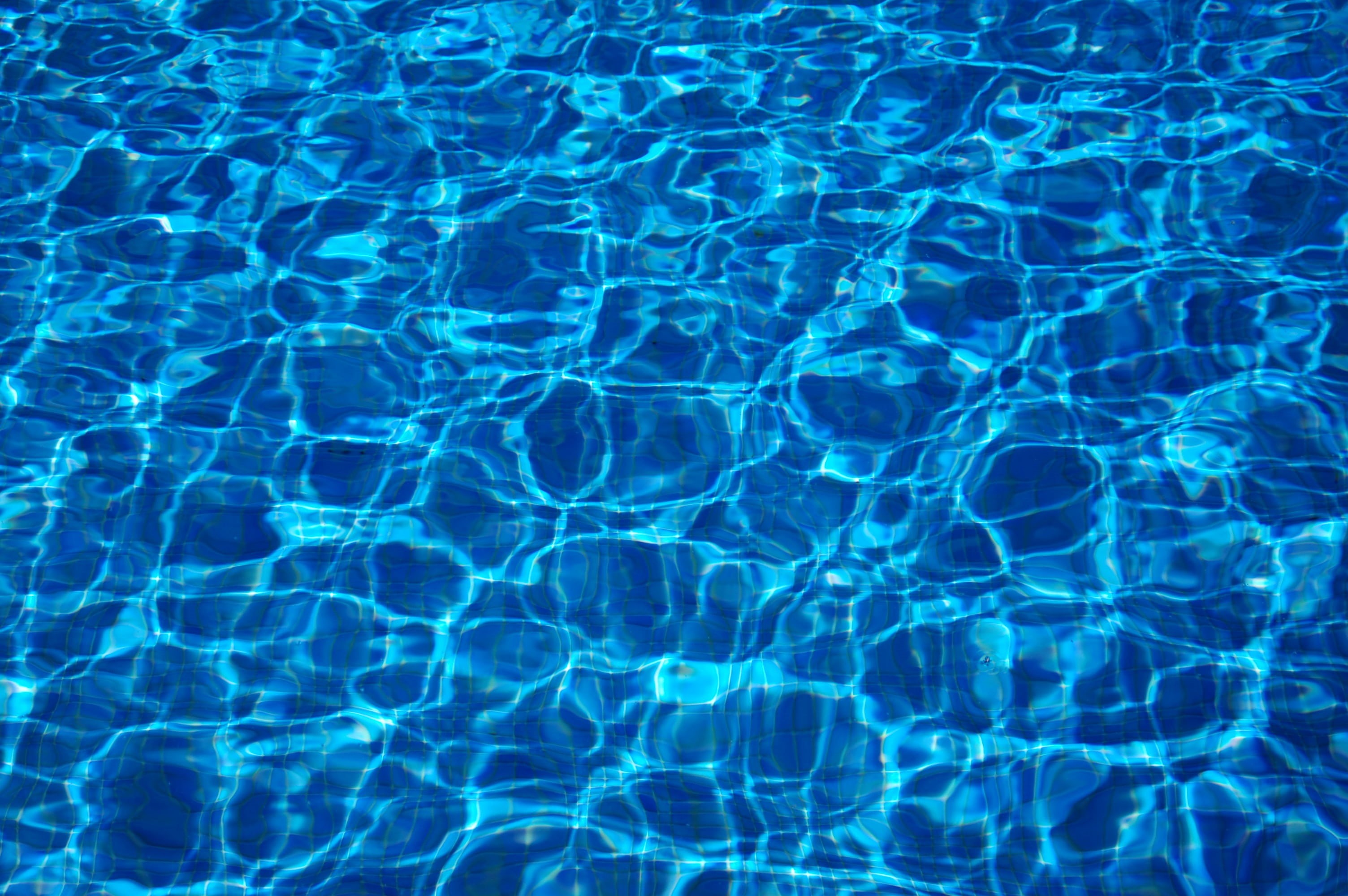 liquid, day, rippling, transparent, pool, turquoise colored, high angle view, sea, reflections, 2K, refraction, nature, pattern, tile, sunlight, clean, HD Wallpaper