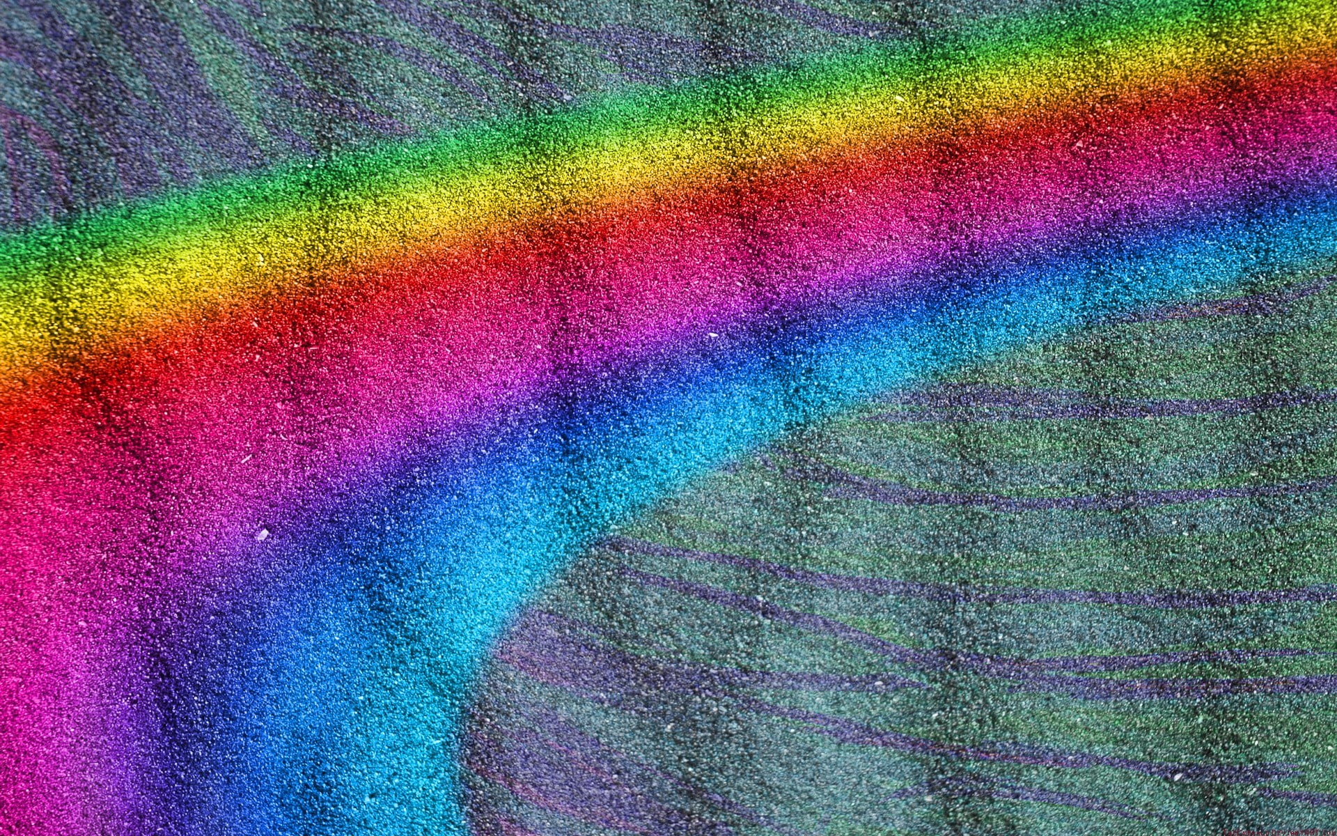 refraction, sand, pattern, colorful, abstract, printed, textile, backgrounds, textured, 1080P, close-up, art and craft, day, outdoors, wall - building feature, HD Wallpaper