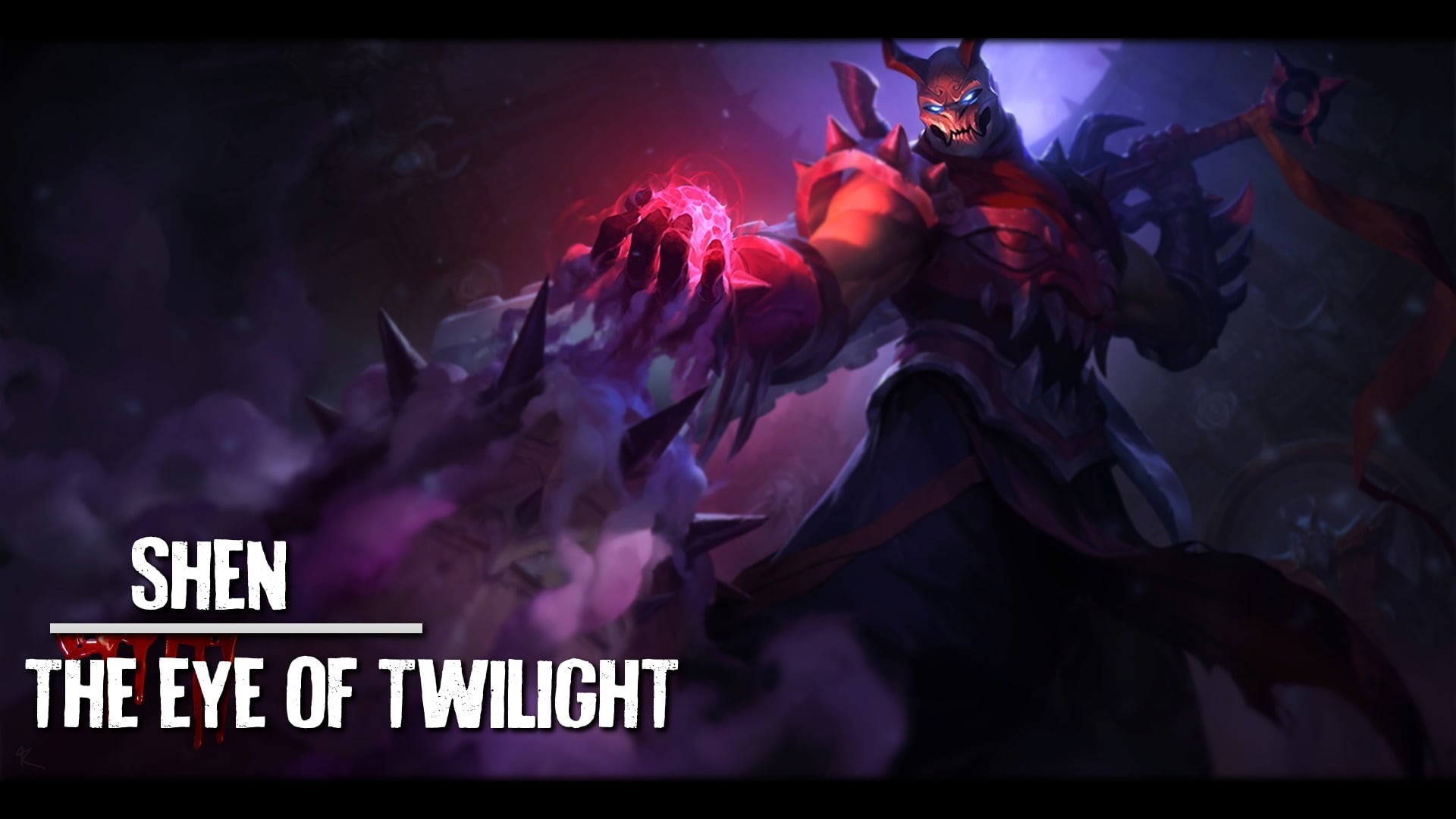 1080P, Shen, Shen (League of Legends), front view, sport, auto post production filter, The Eye of twilight, communication, arts culture and entertainment, HD Wallpaper