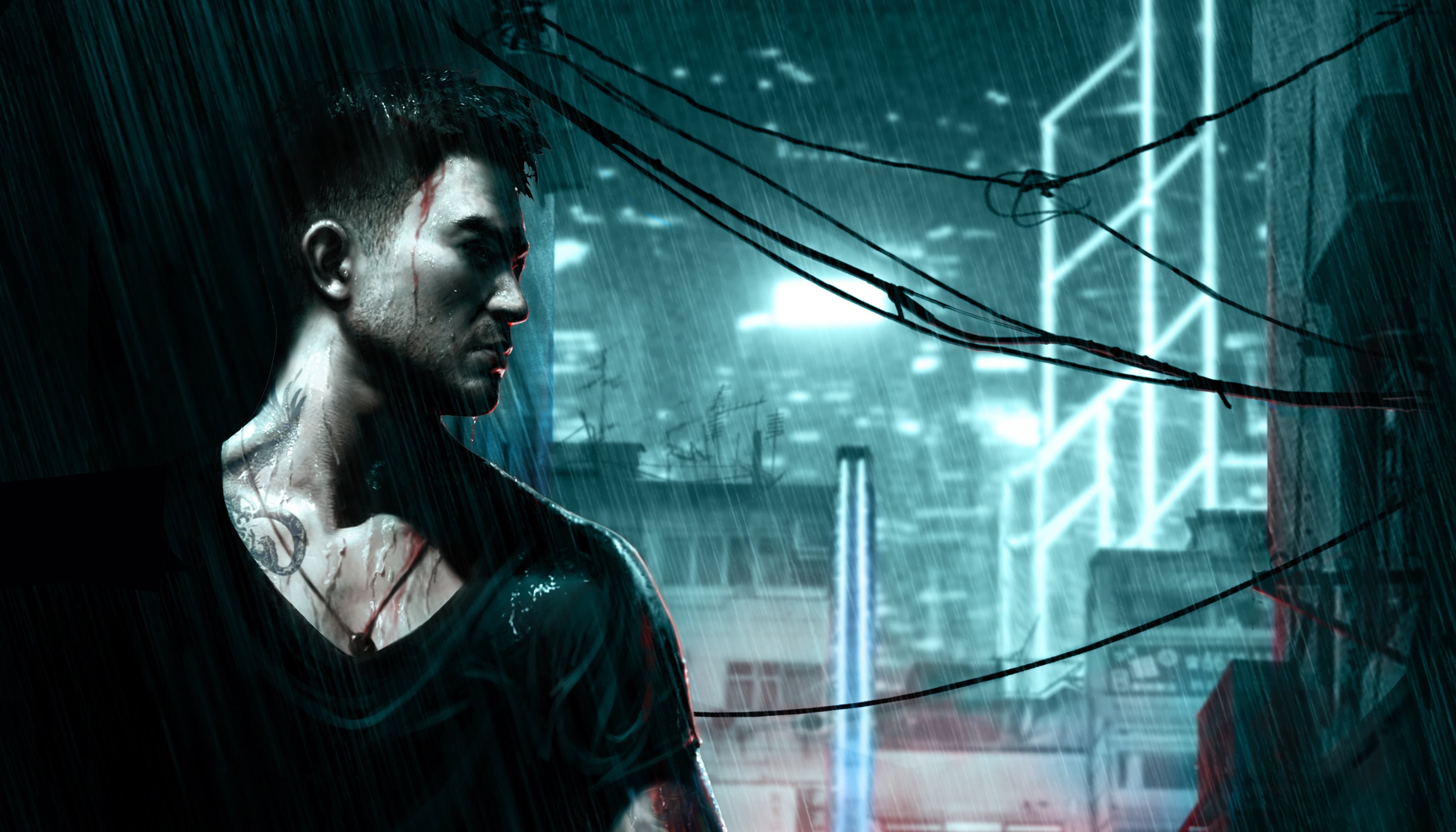 males, caucasian Ethnicity, art, Hong Kong, finance, tattoo, adult, 2K, headshot, waist up, cable, lifestyles, man, architecture, looking, one Person, HD Wallpaper