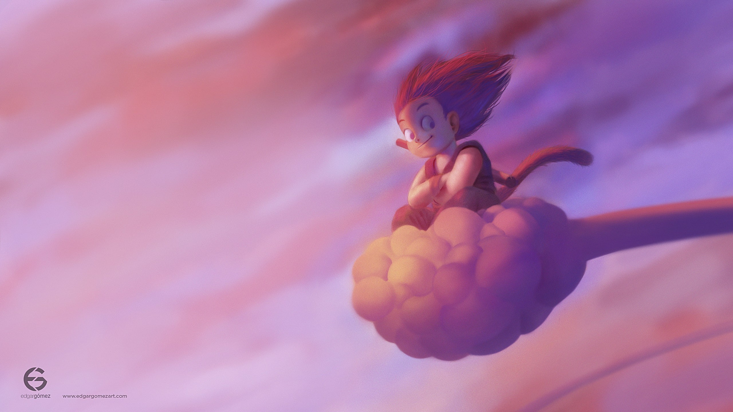 2K, anime, Dragon Ball, Kid Goku, HD Wallpaper