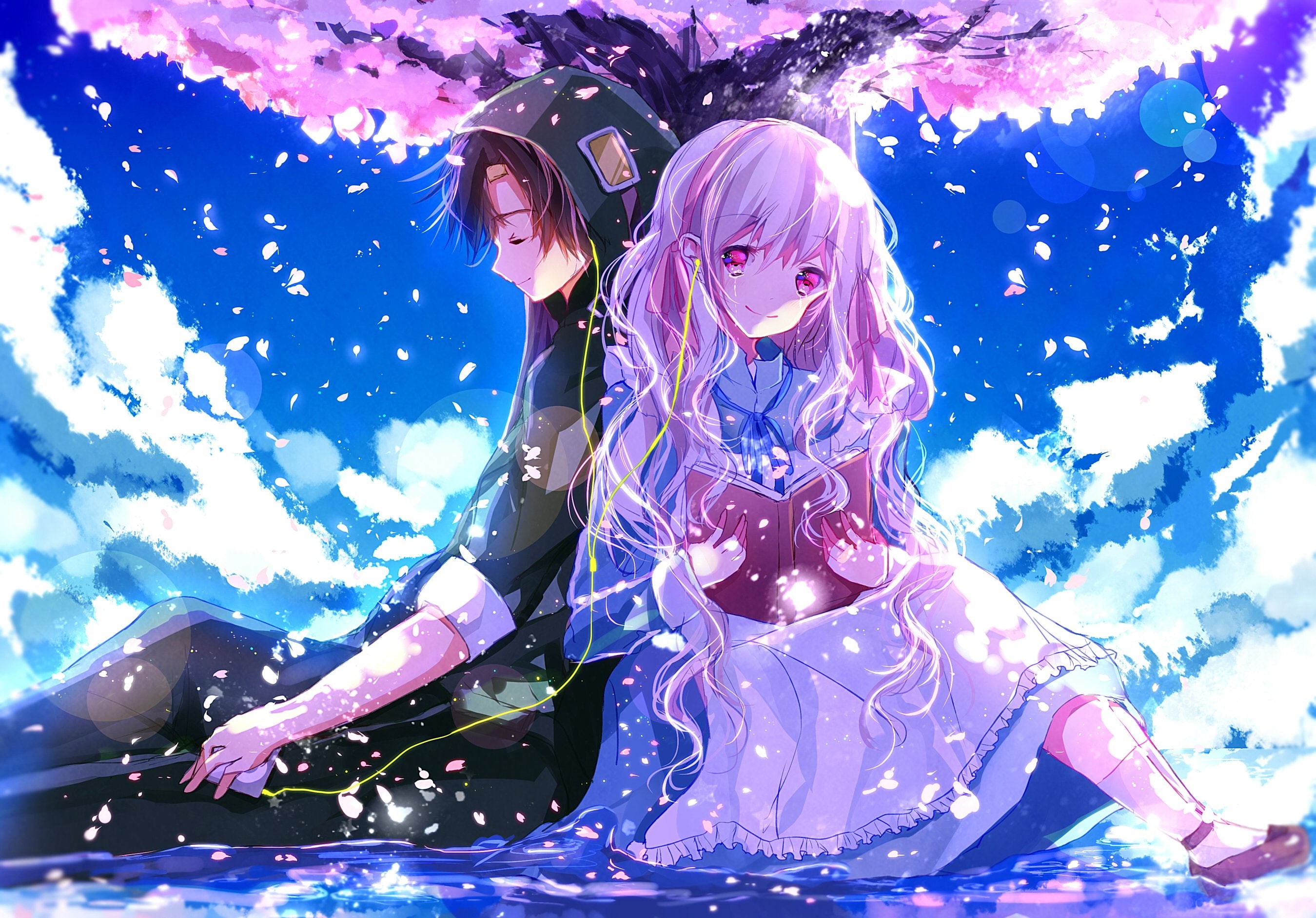 Anime, Marry Kozakura, Kousuke Seto, Couple, Kagerou Project, 2K, HD Wallpaper