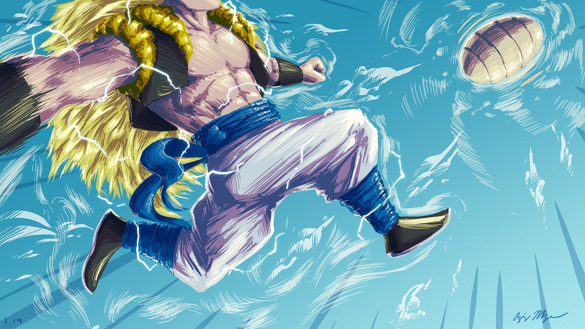 Dragon Ball Z, Dragon Ball, Gotenks (Dragon Ball), 1080P, HD Wallpaper