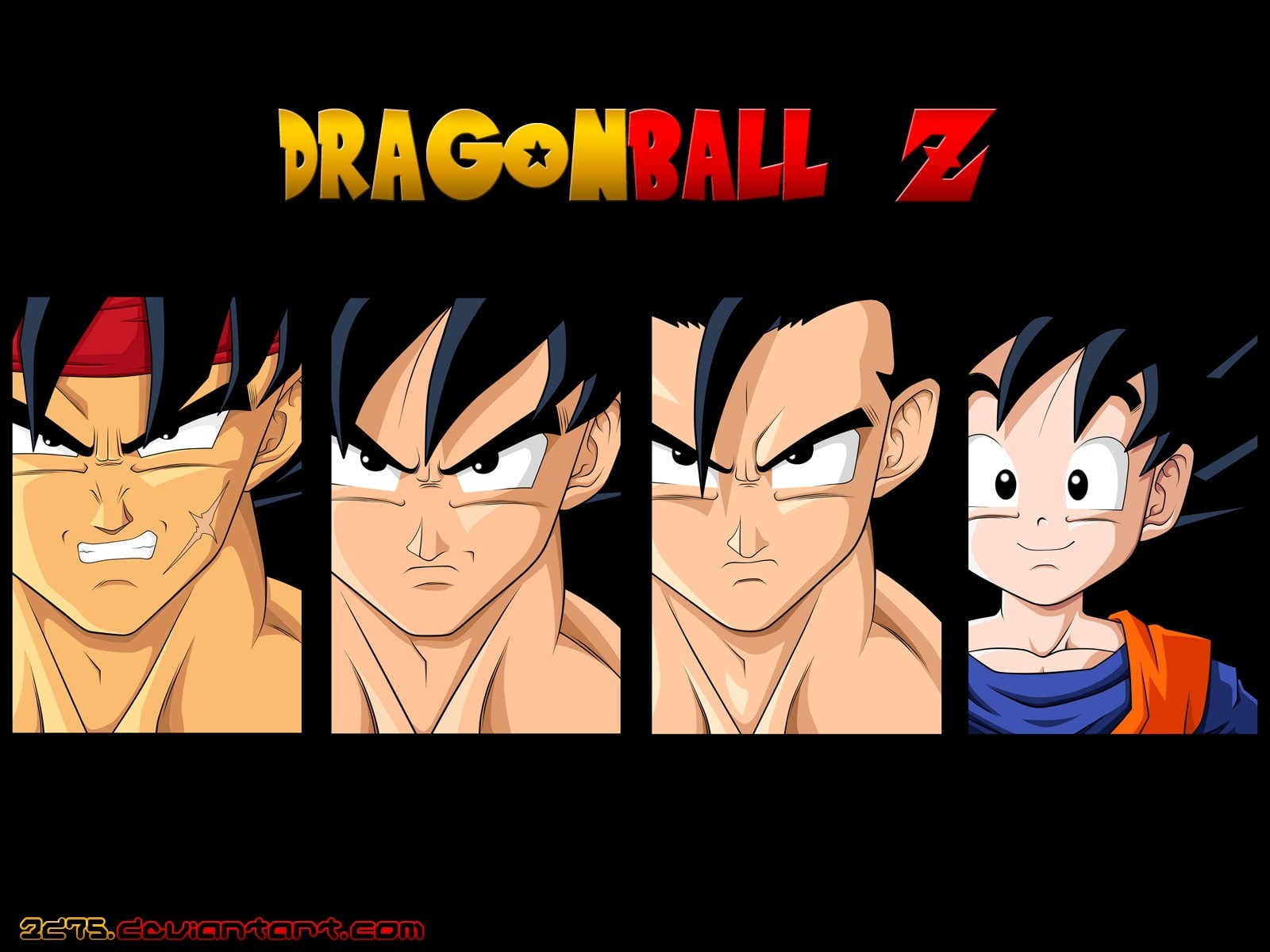 Son Goku, anime, Dragon Ball Z, Bardock, 720P, Gohan, Gotenks, HD Wallpaper