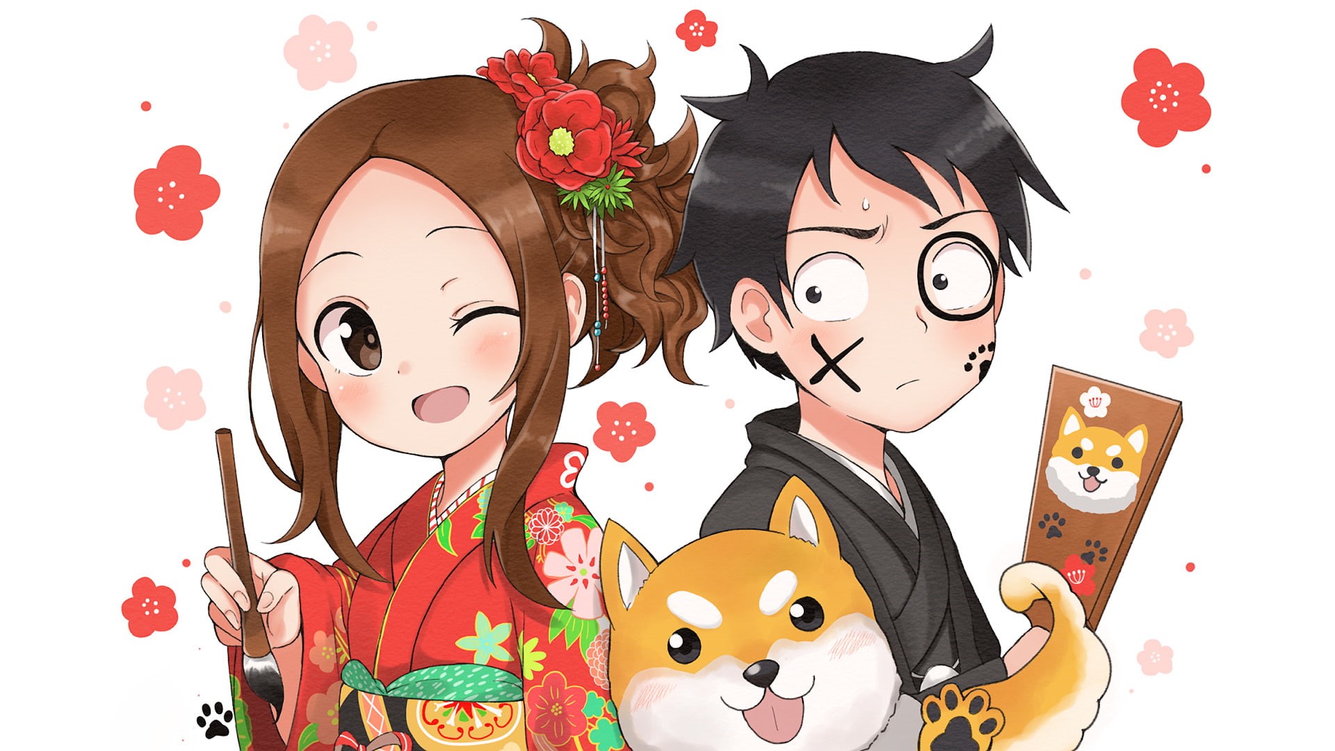 Nishikata (Karakai Jouzu no Takagi-san), Anime, Karakai Jouzu no Takagi-san, 1080P, Takagi (Karakai Jouzu no Takagi-san), HD Wallpaper