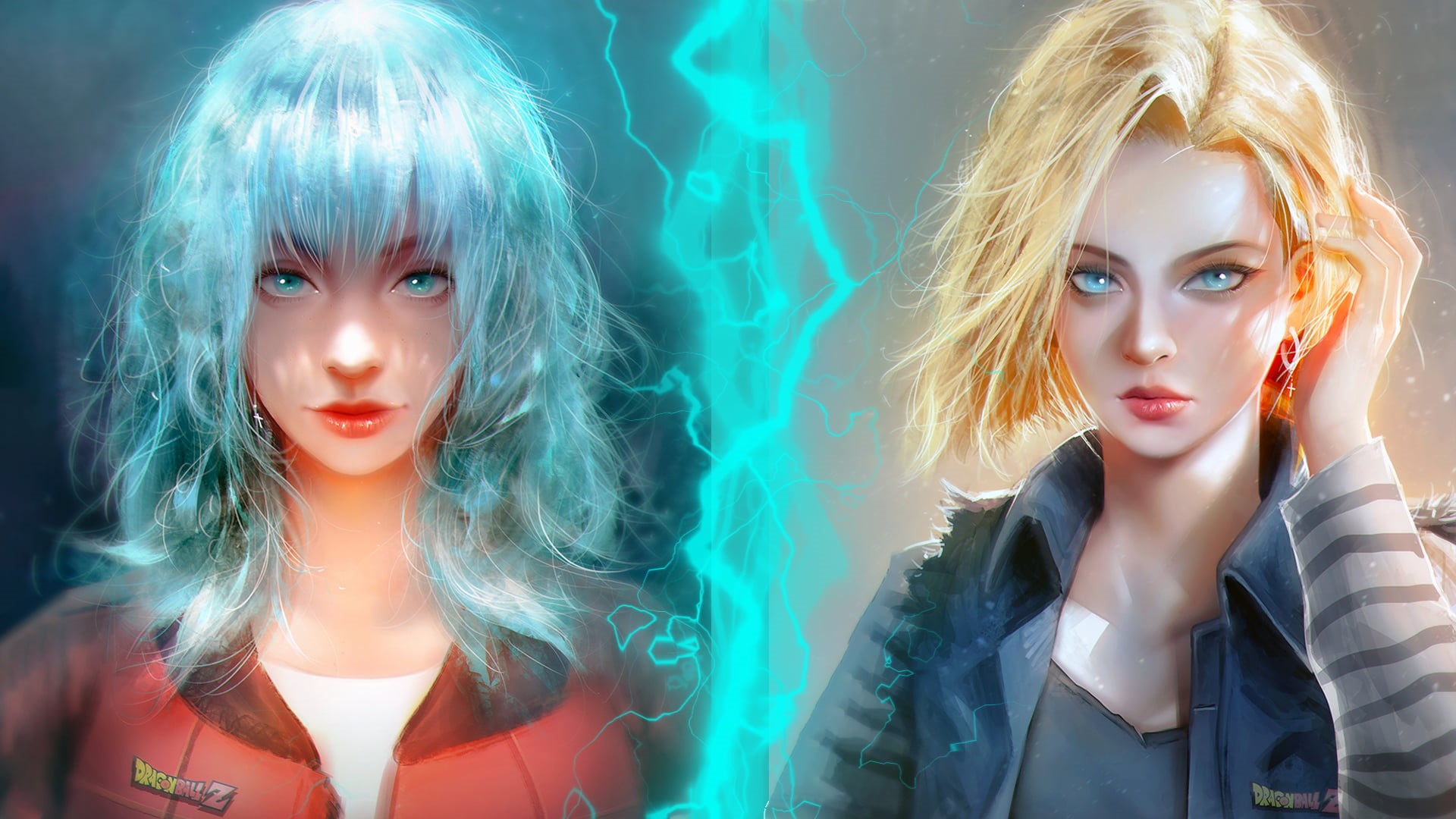 1080P, Android 18 (Dragon Ball), Dragon Ball Super, Bulma (Dragon Ball), Dragon Ball, HD Wallpaper