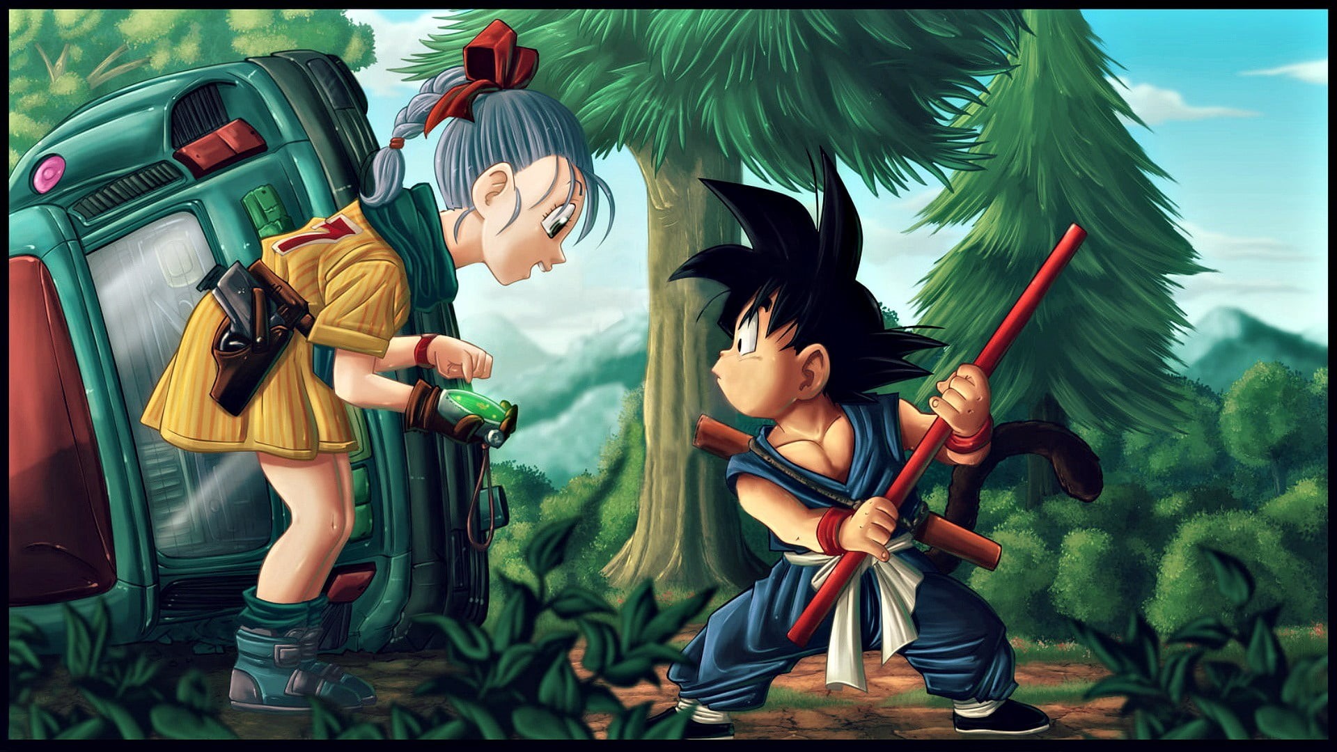 Dragon Ball Super, Dragon Ball Z, Son Goku, Dragon Ball GT, 1080P, Bulma, Dragon Ball, HD Wallpaper
