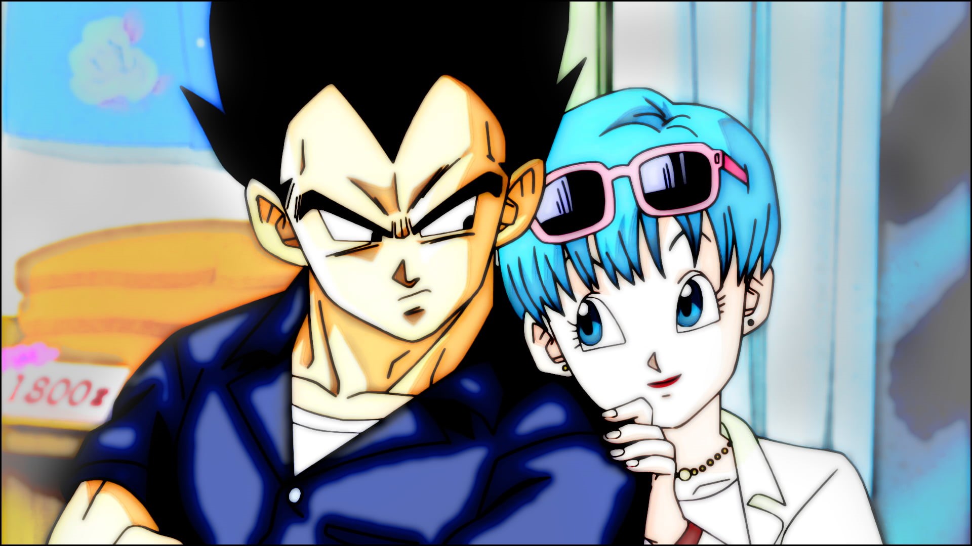 couple, Dragon Ball Super, Vegeta, Dragon Ball Z, Bulma, 1080P, HD Wallpaper